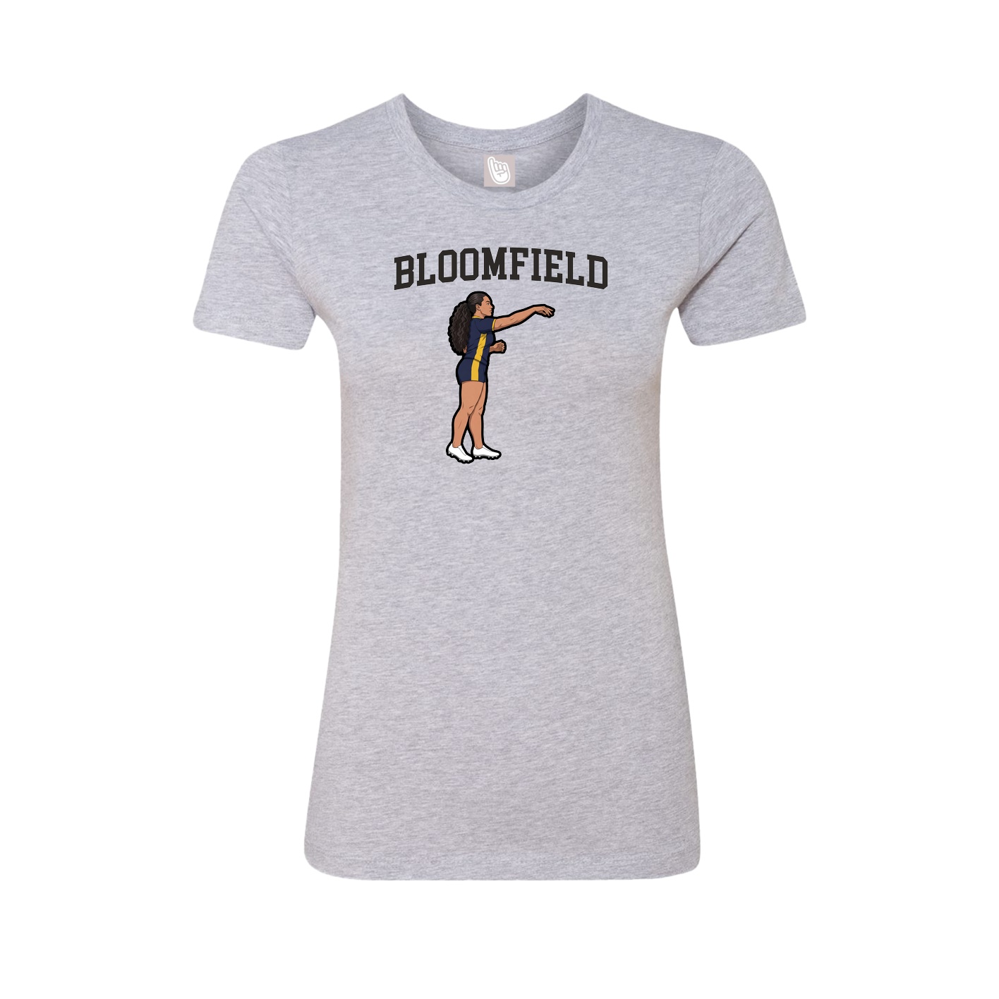 Fitted Women's Tee — Shirsey in Grey