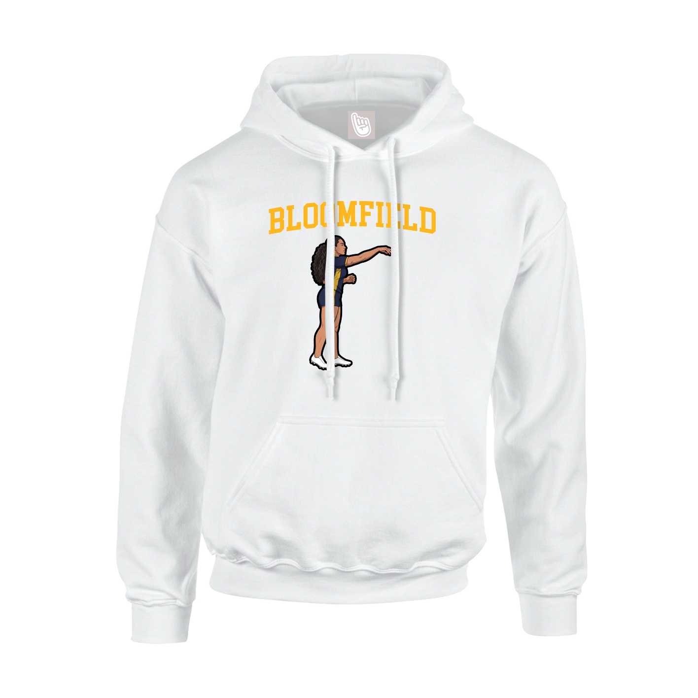 Hoodie — Shirsey in White
