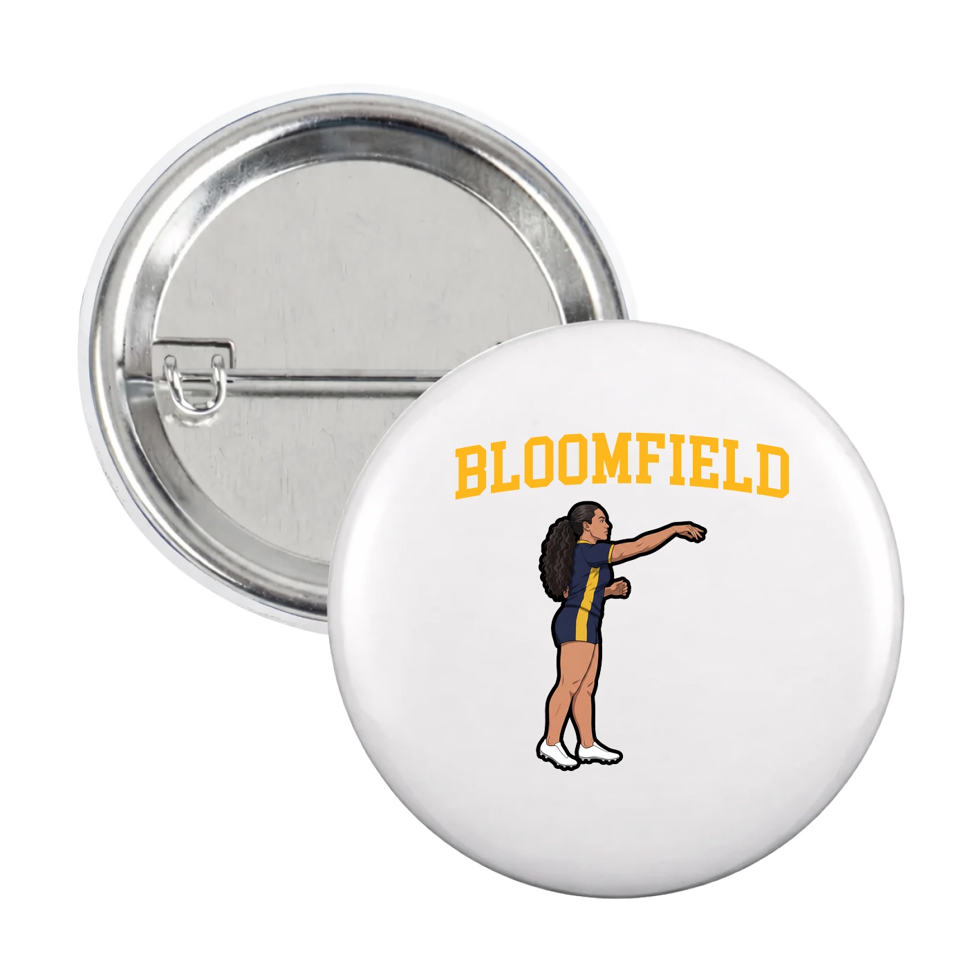 Game Day Button — Shirsey in White