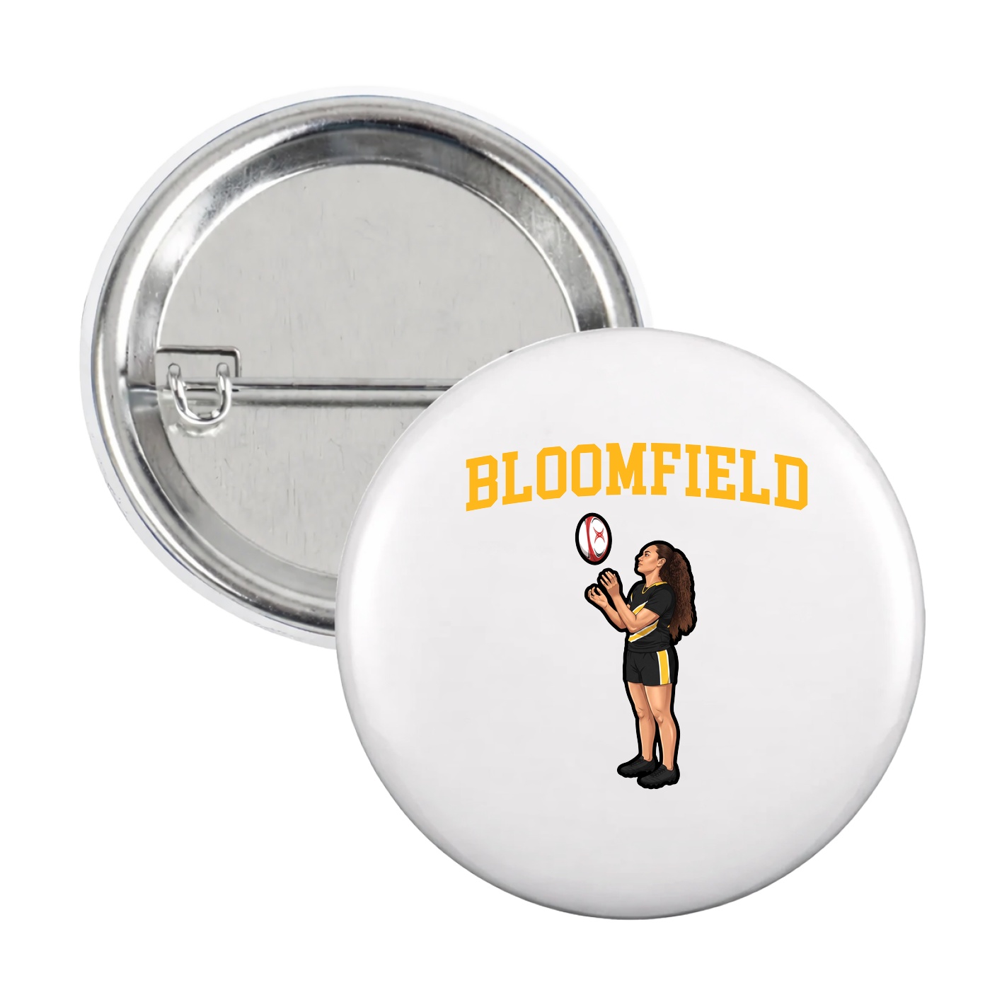 Game Day Button — Shirsey in White
