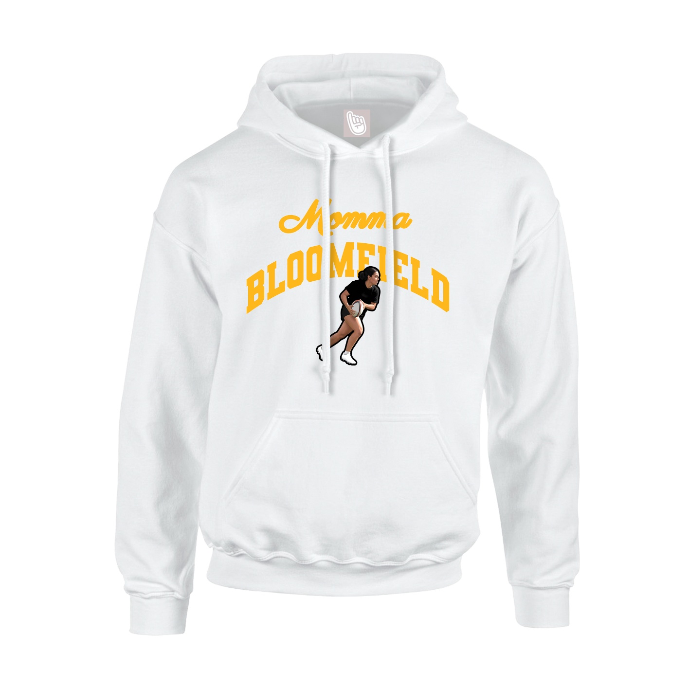 Youth Hoodie — Mothers Day Arch in White