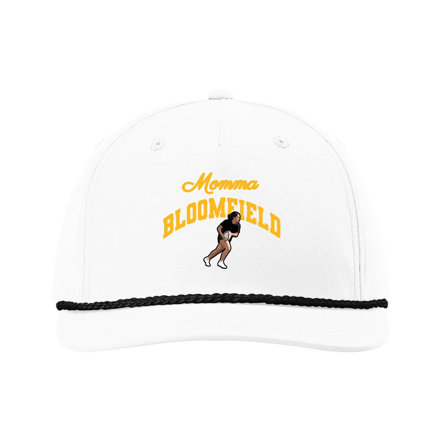Five-Panel Classic Rope Cap — Mothers Day Arch in White
