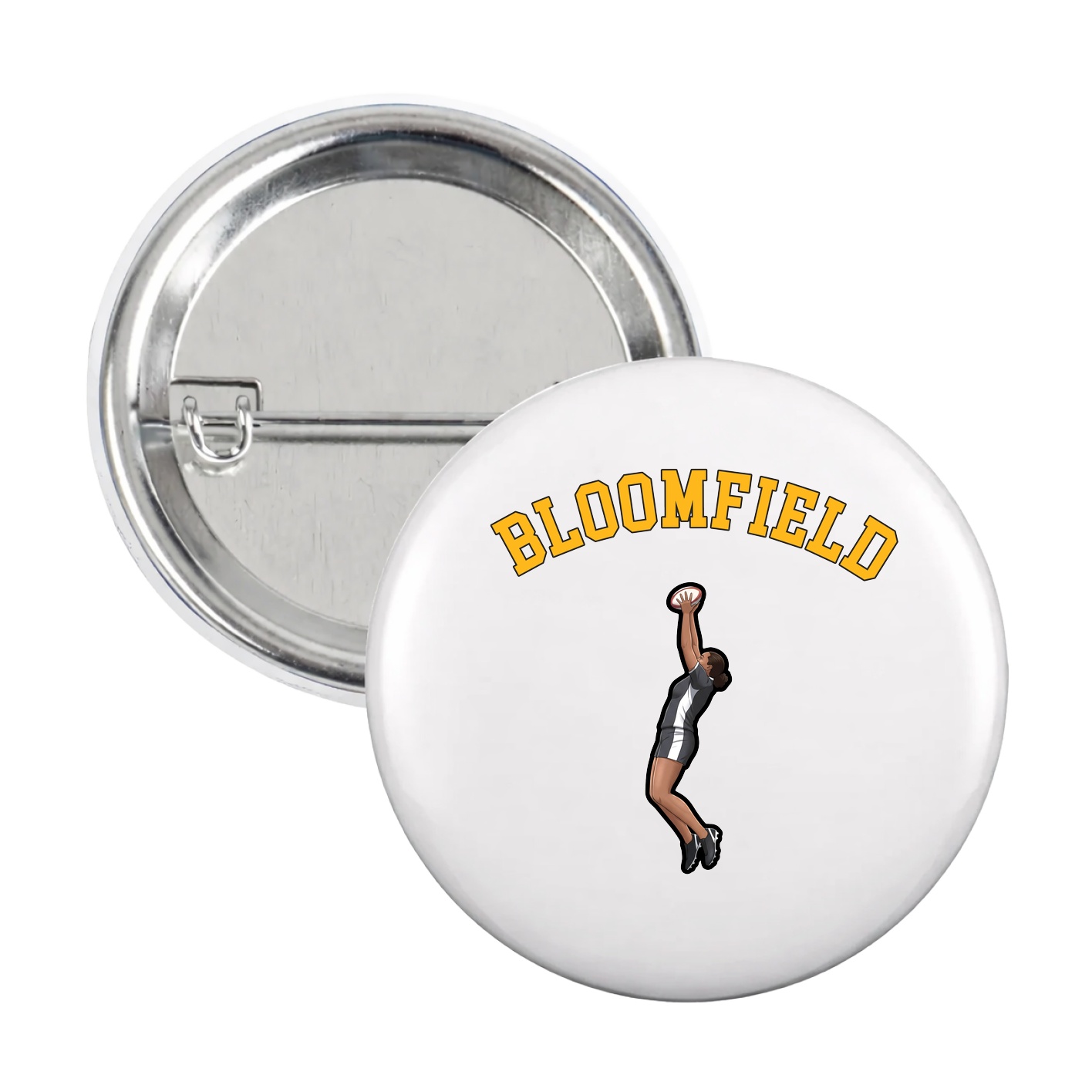 Game Day Button — Shirsey Arch in White