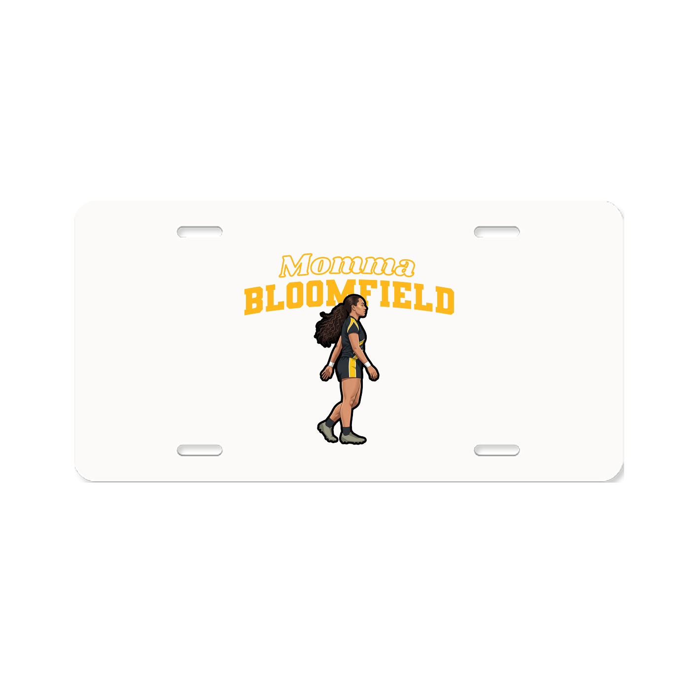 License Plate — Mothers Day Block in Classic