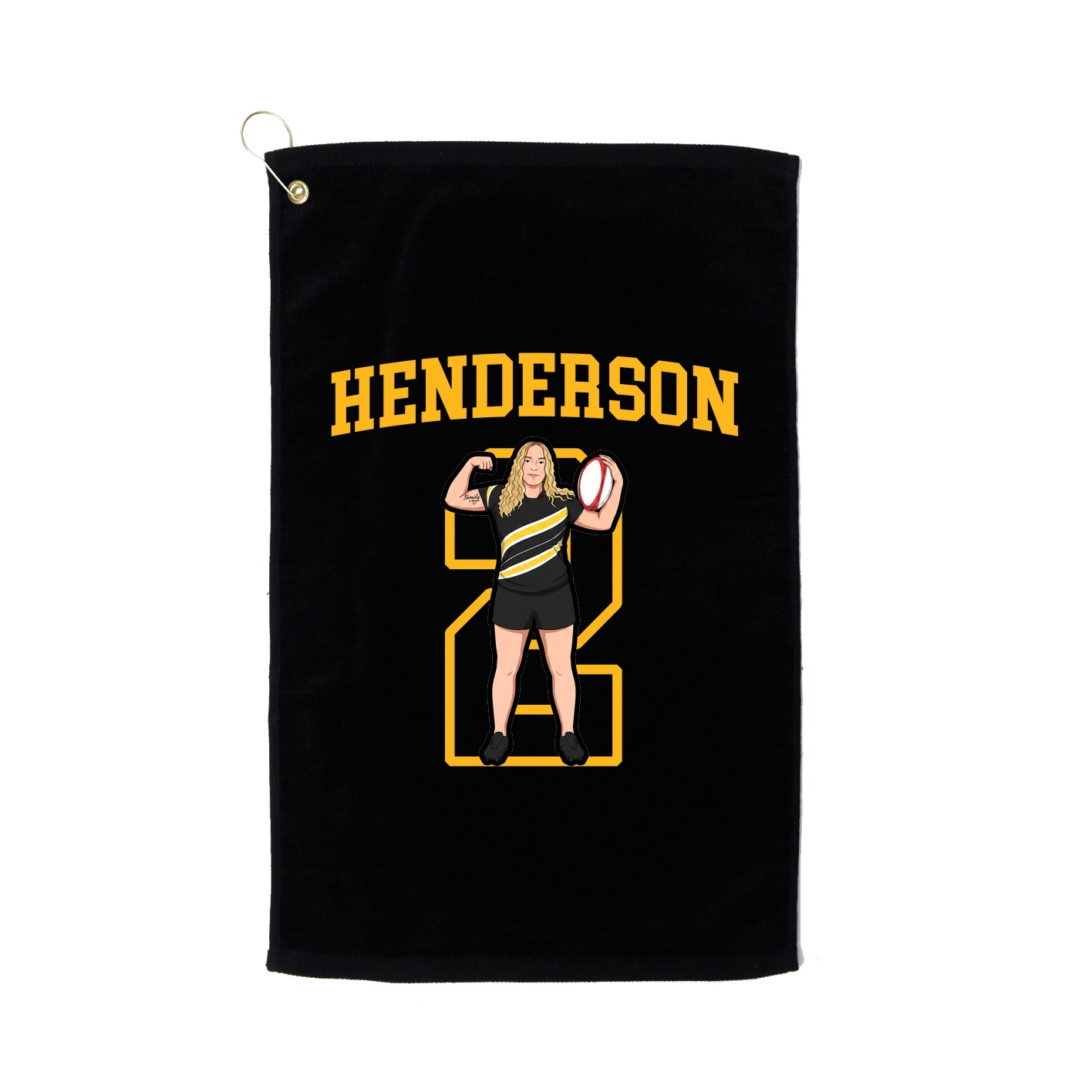 Golf Towel — Shirsey in Black