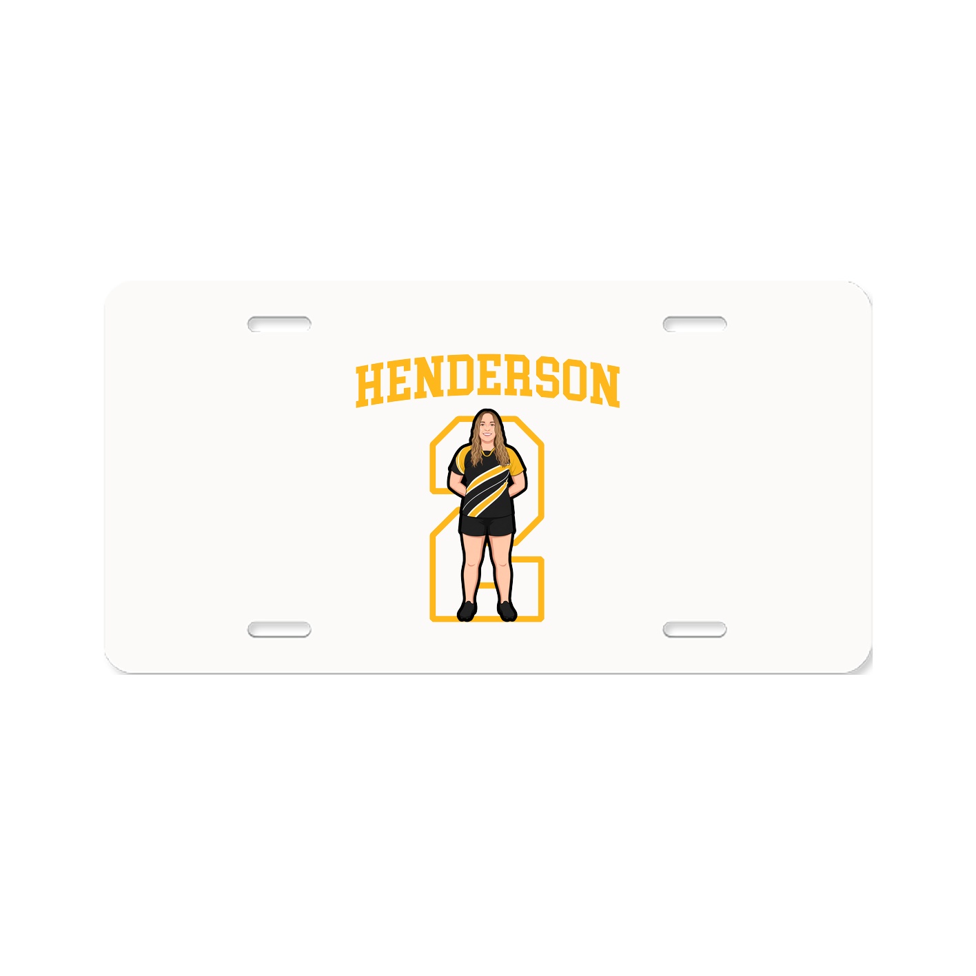 License Plate — Shirsey in Classic