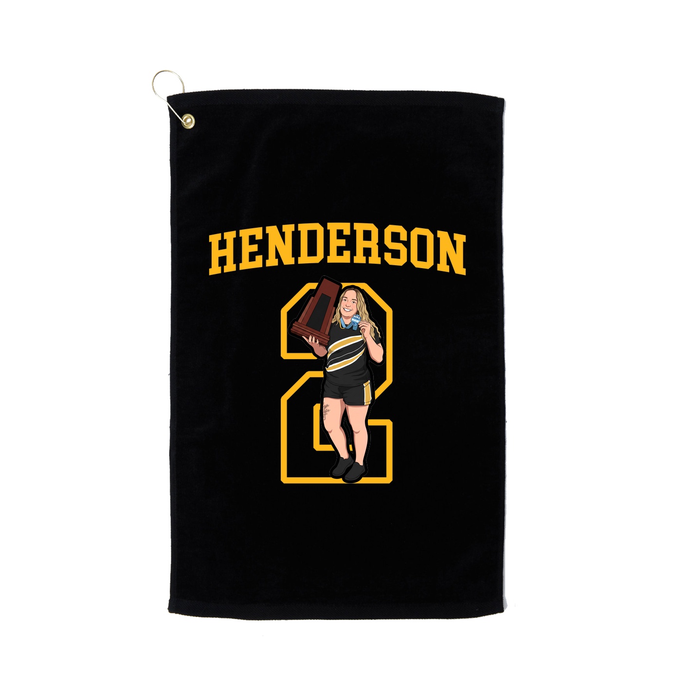 Golf Towel — Shirsey in Black