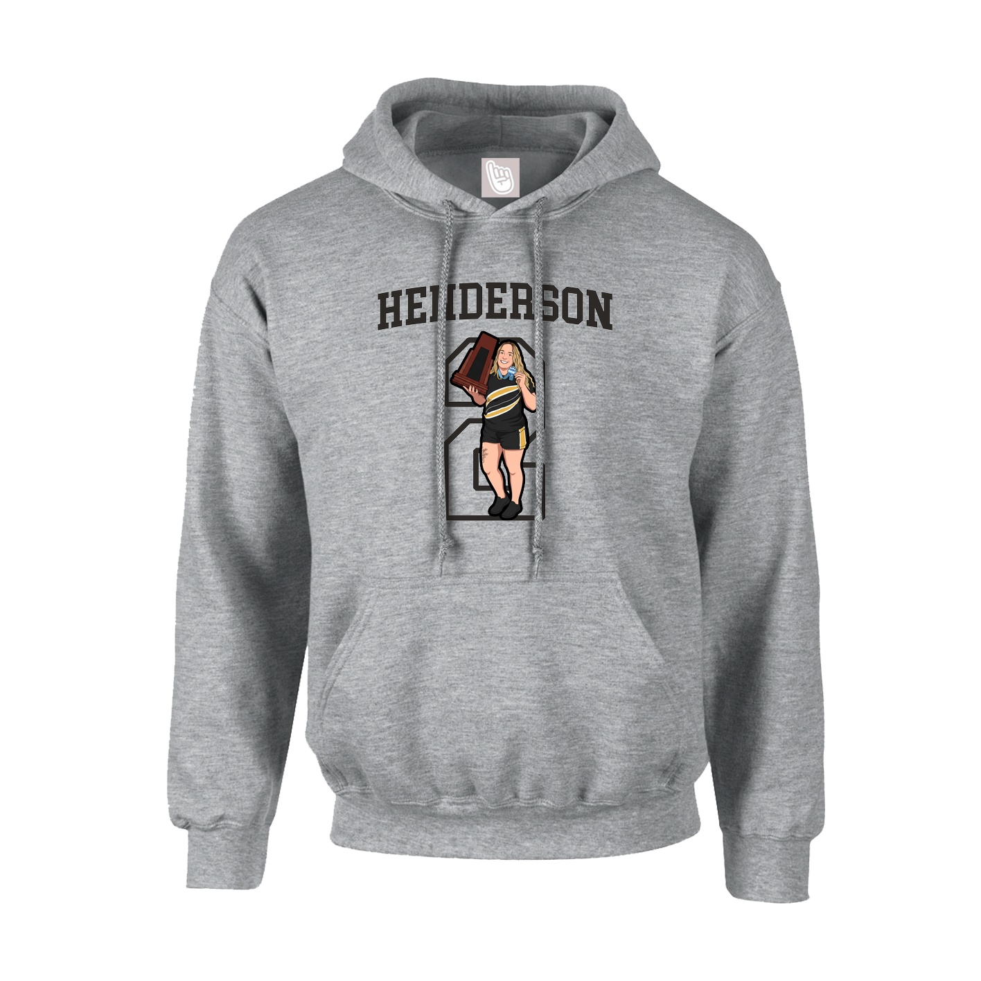 Hoodie — Shirsey in Grey