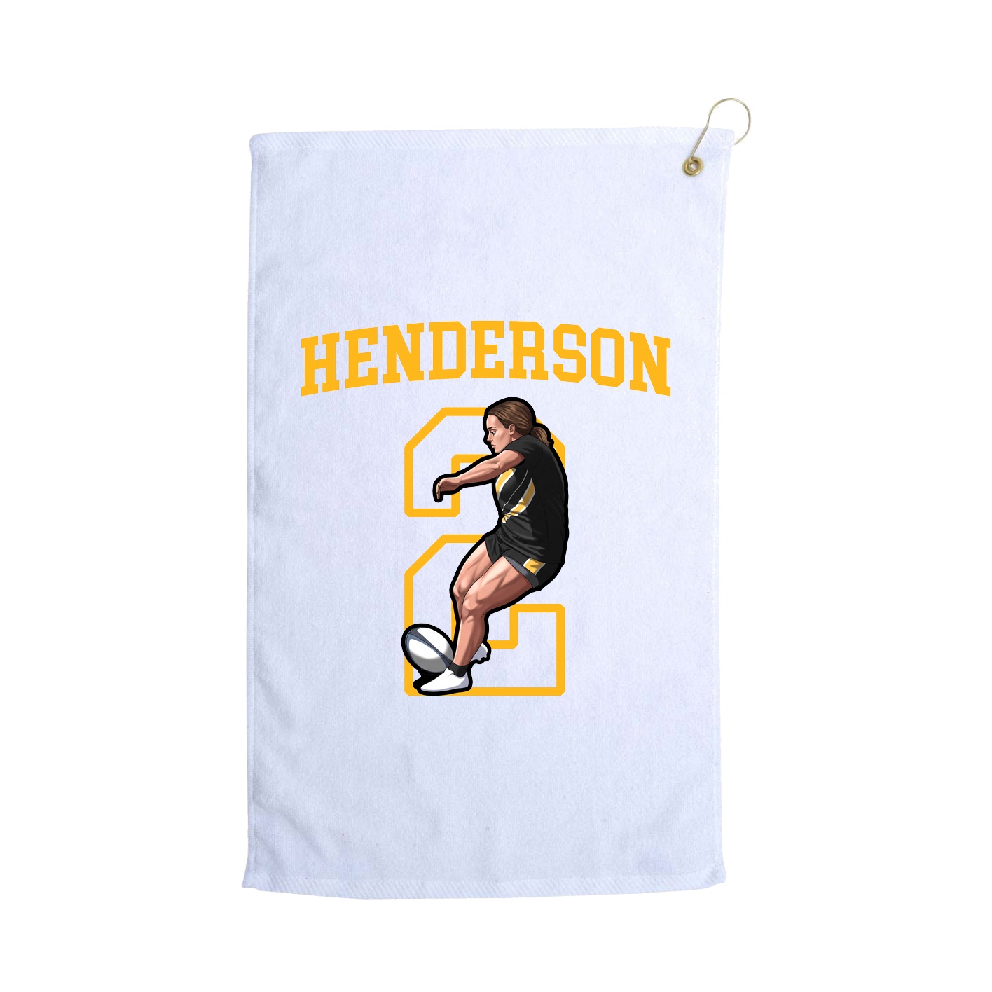 Golf Towel — Shirsey in White