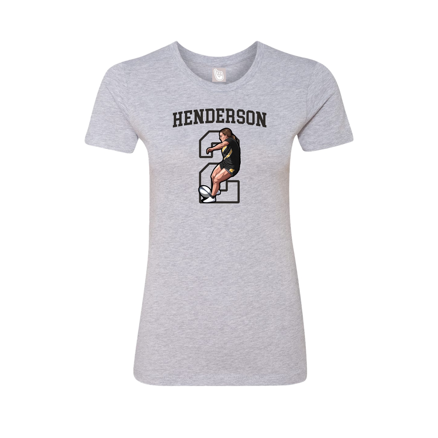 Fitted Women's Tee — Shirsey in Grey