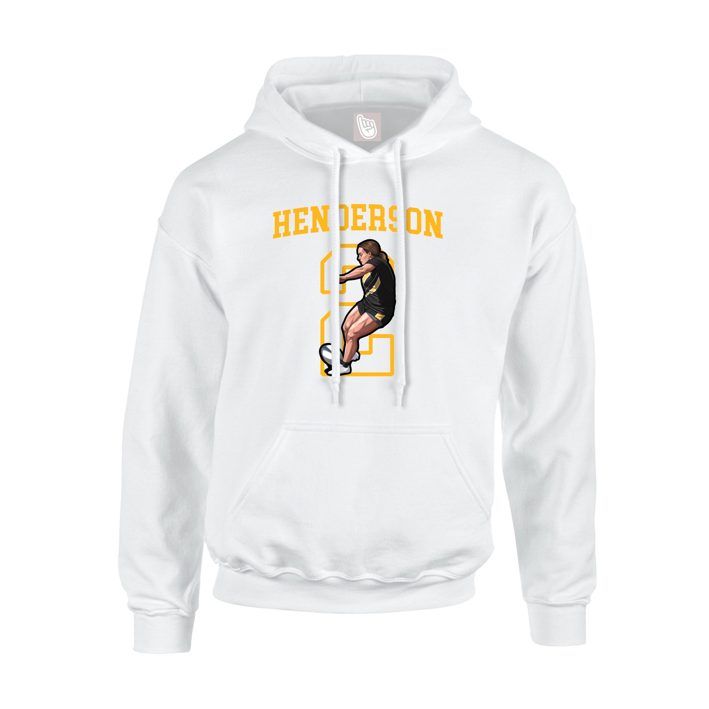 Hoodie — Shirsey in White