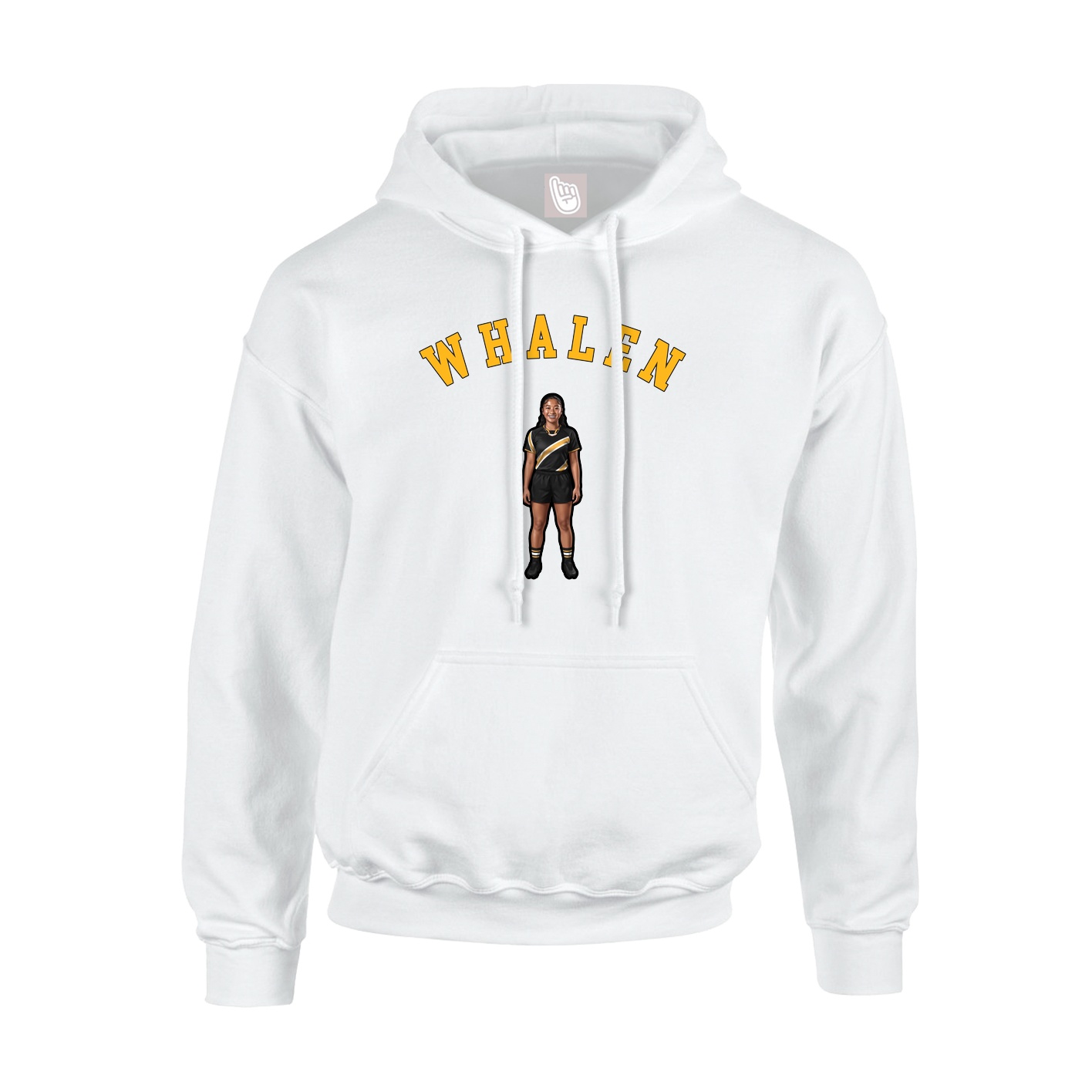 Hoodie — Shirsey Arch in White