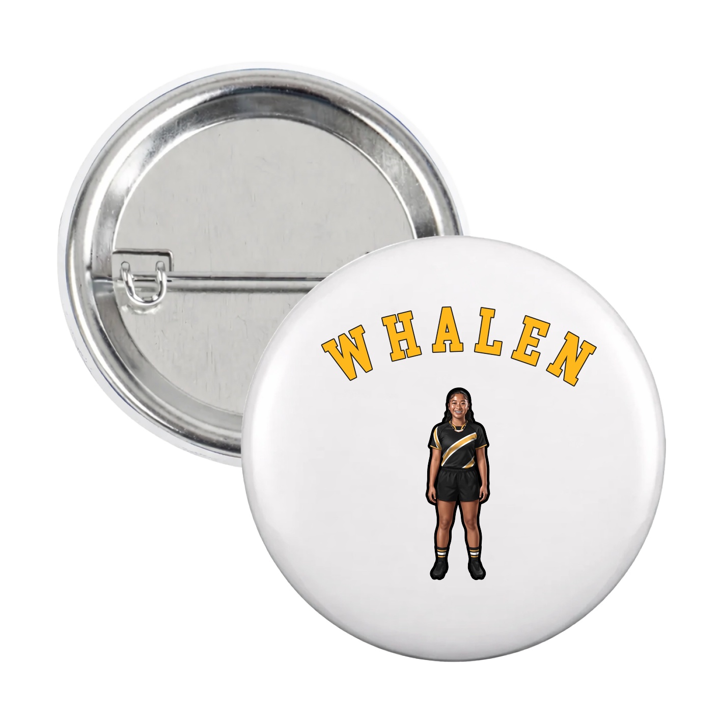 Game Day Button — Shirsey Arch in White