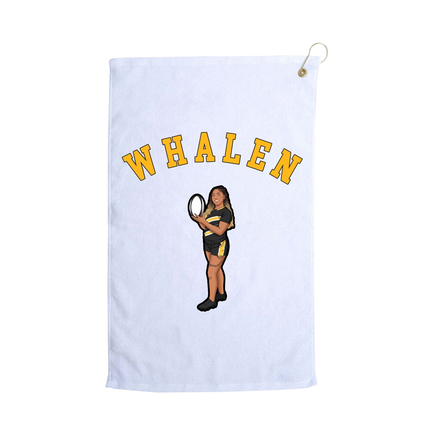 Golf Towel — Shirsey Arch in White