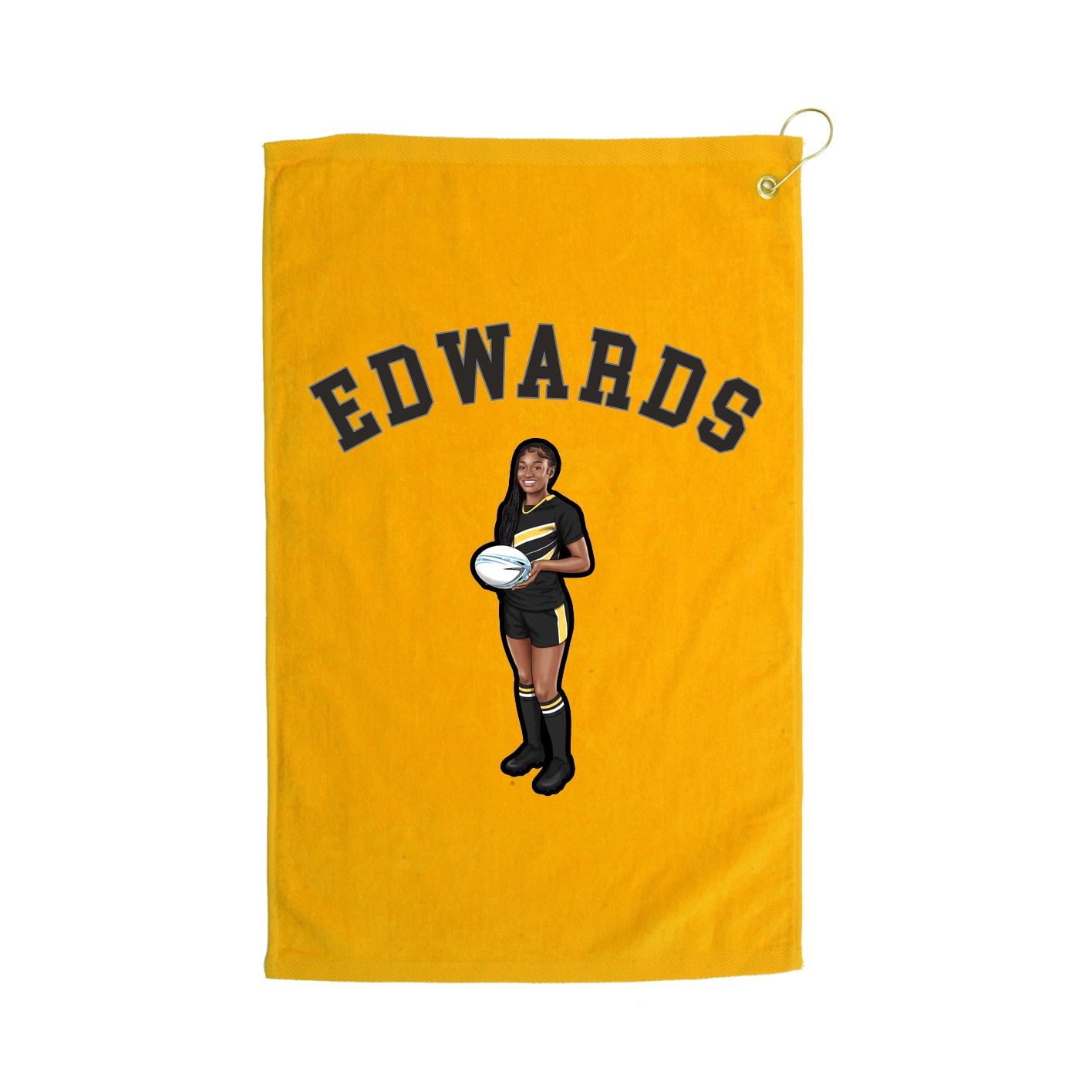 Golf Towel — Shirsey Arch in Gold