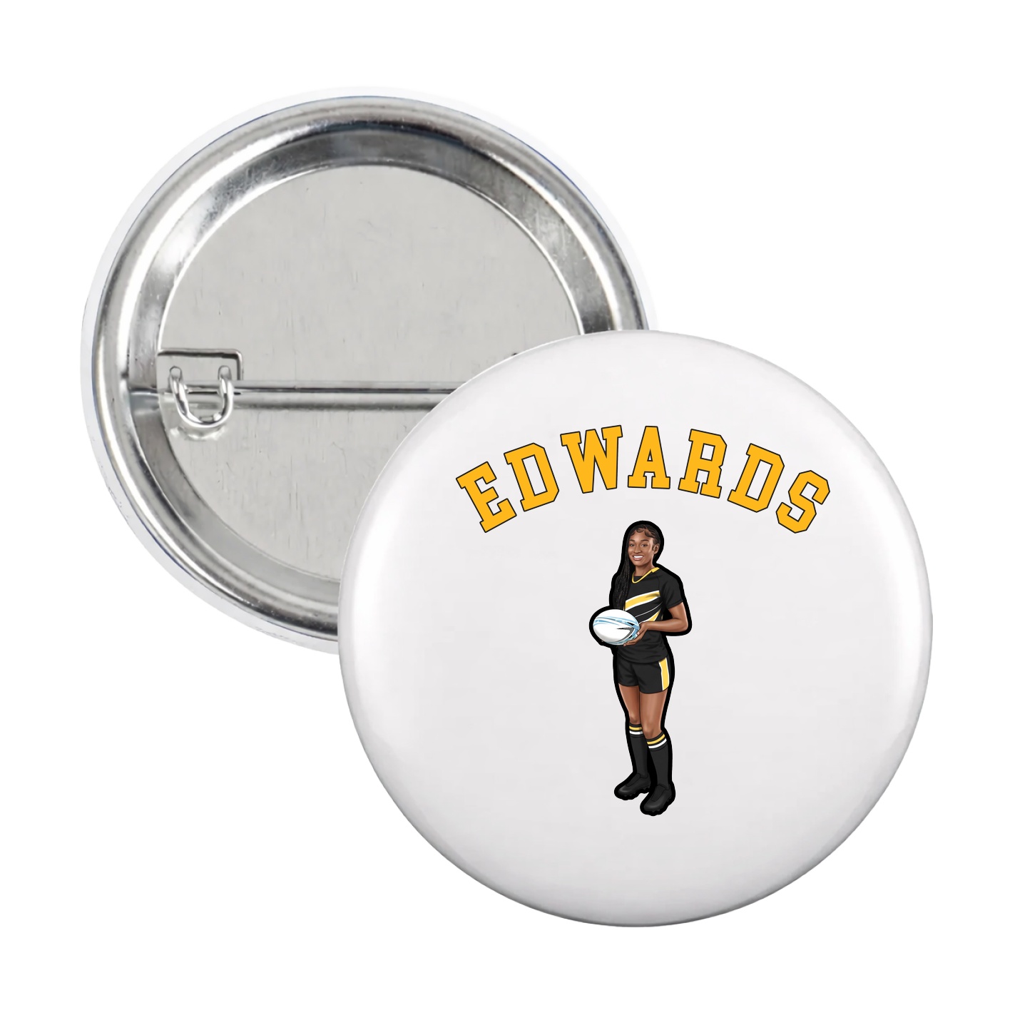 Game Day Button — Shirsey Arch in White