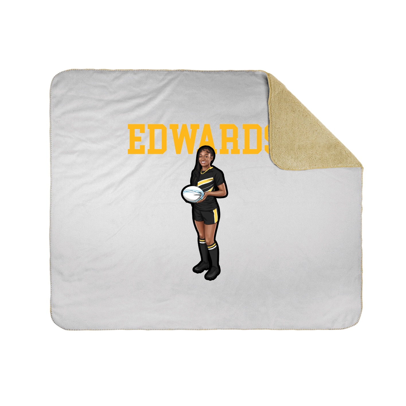 Throw Blanket — Shirsey in White