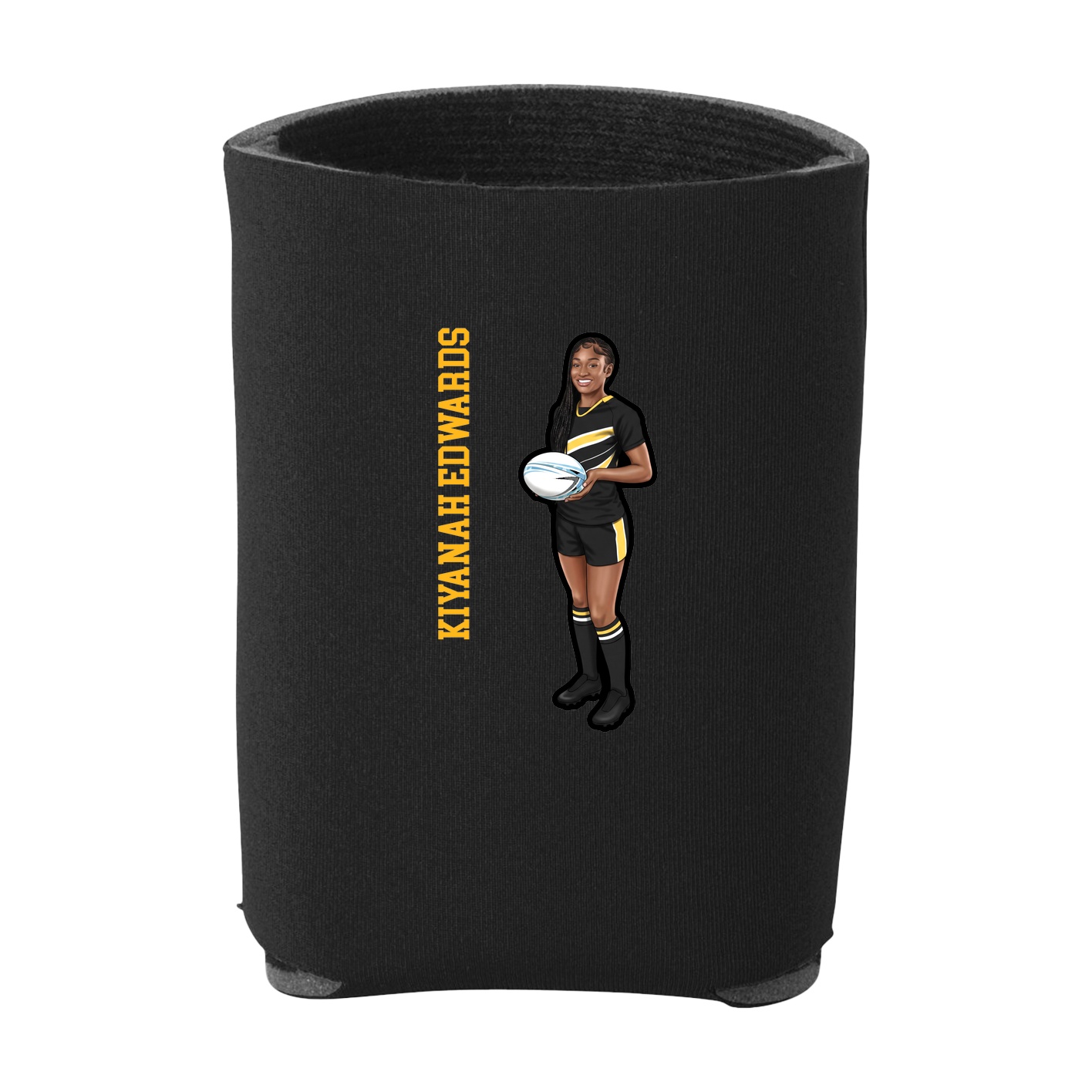 Can Holder — Name Vertical in Black