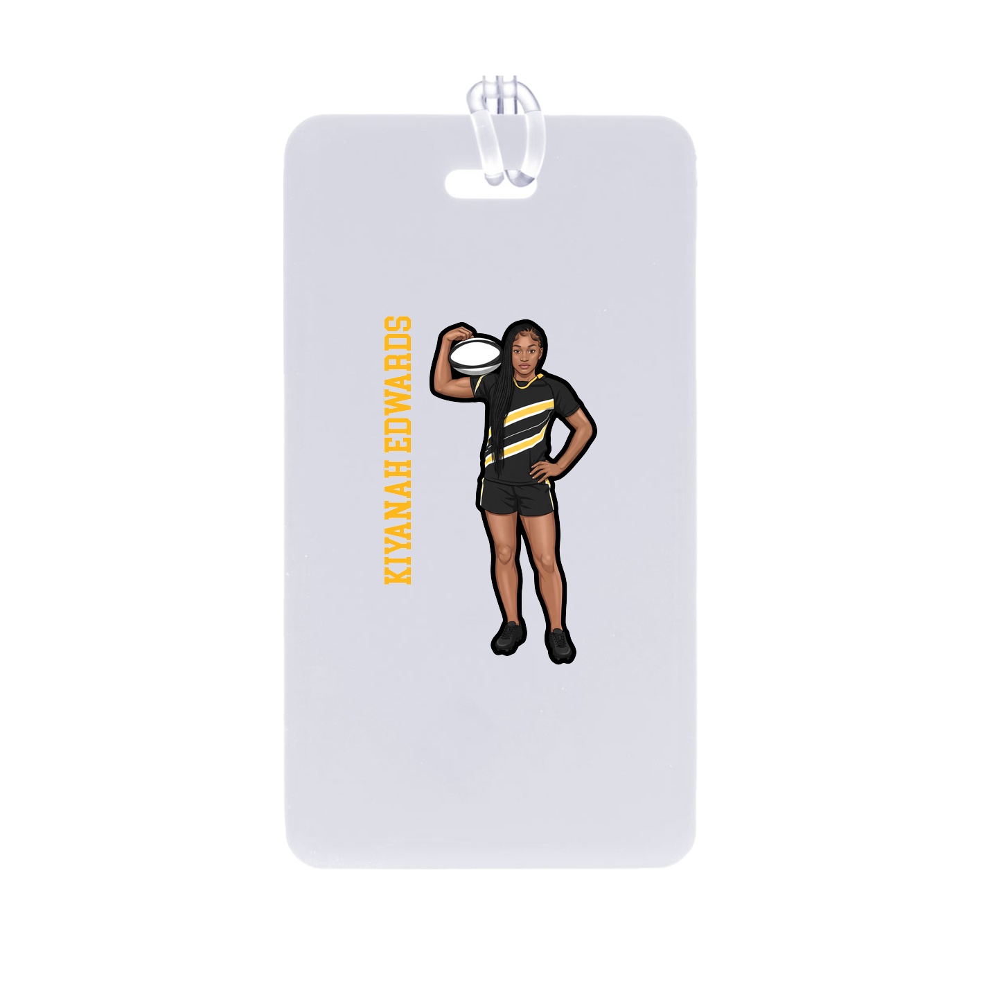 Bag Tag — Name Vertical in Classic