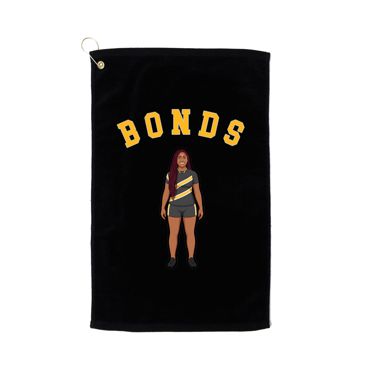 Golf Towel — Shirsey Arch in Black