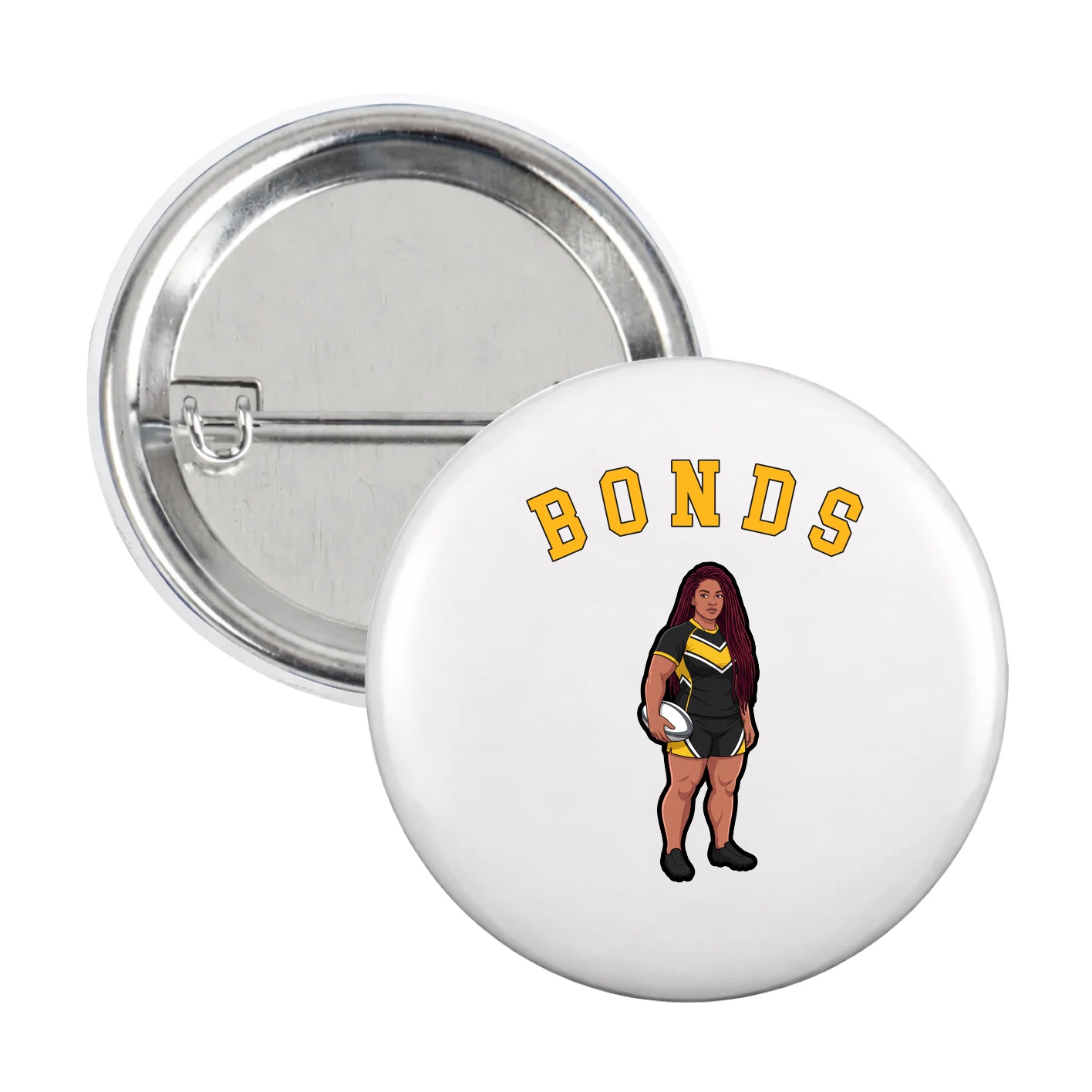 Game Day Button — Shirsey Arch in White