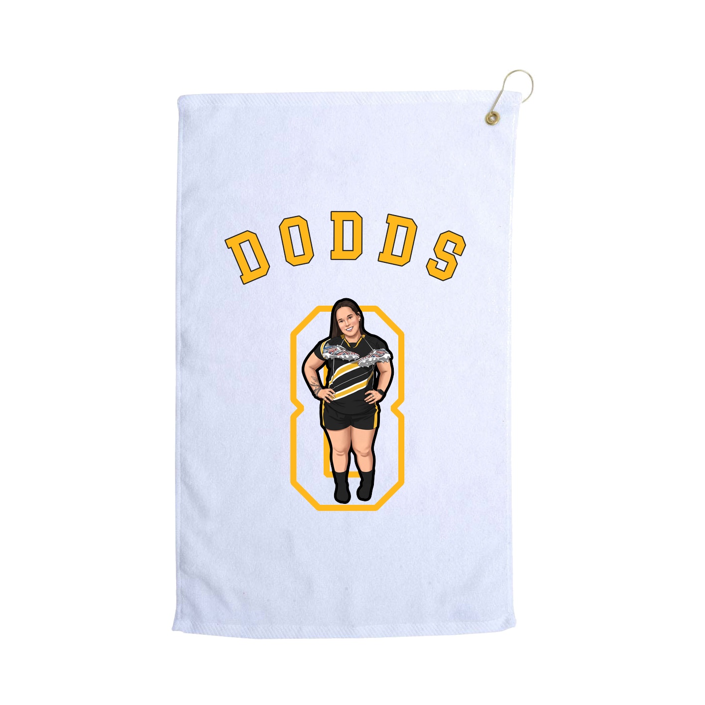 Golf Towel — Shirsey Arch in White