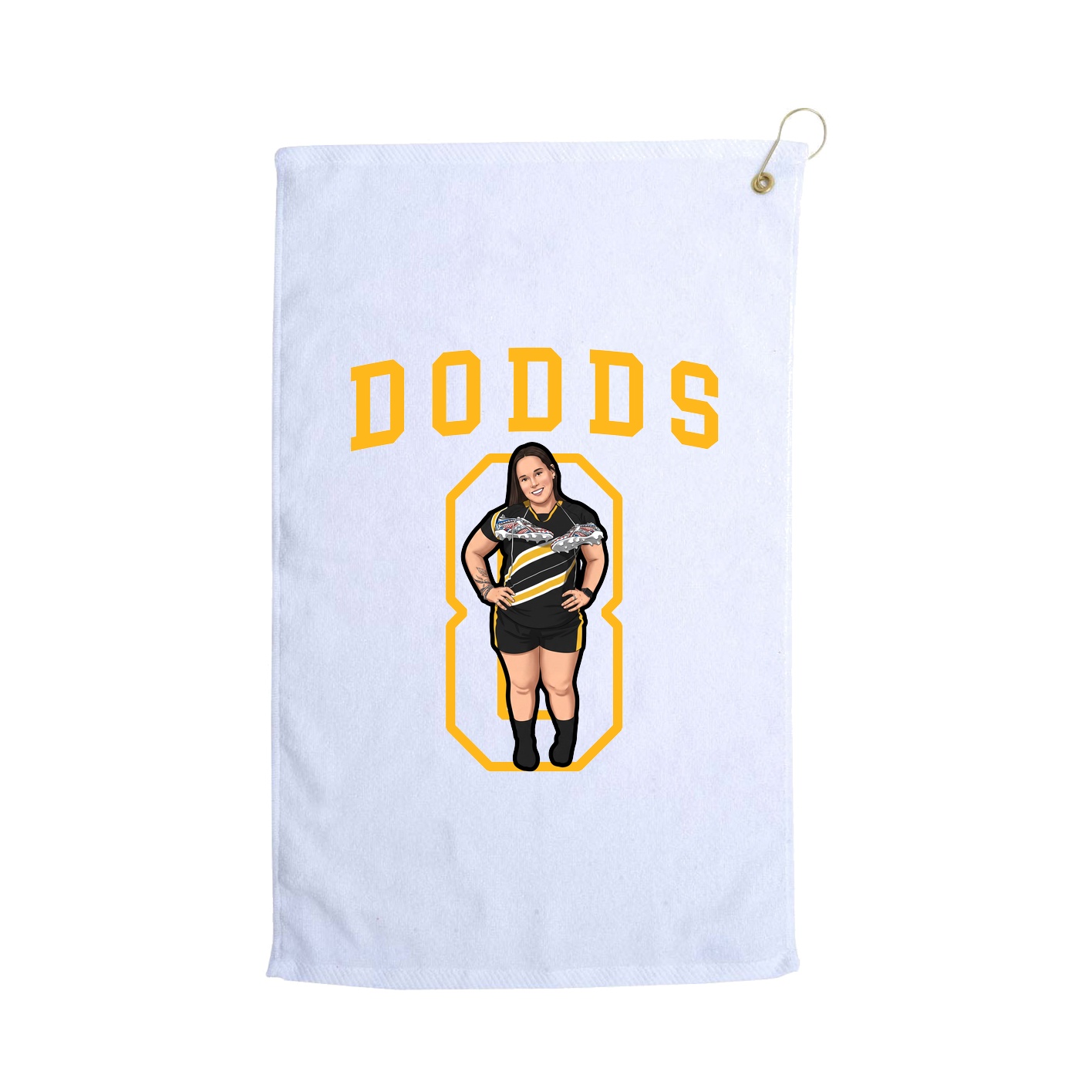 Golf Towel — Shirsey in White