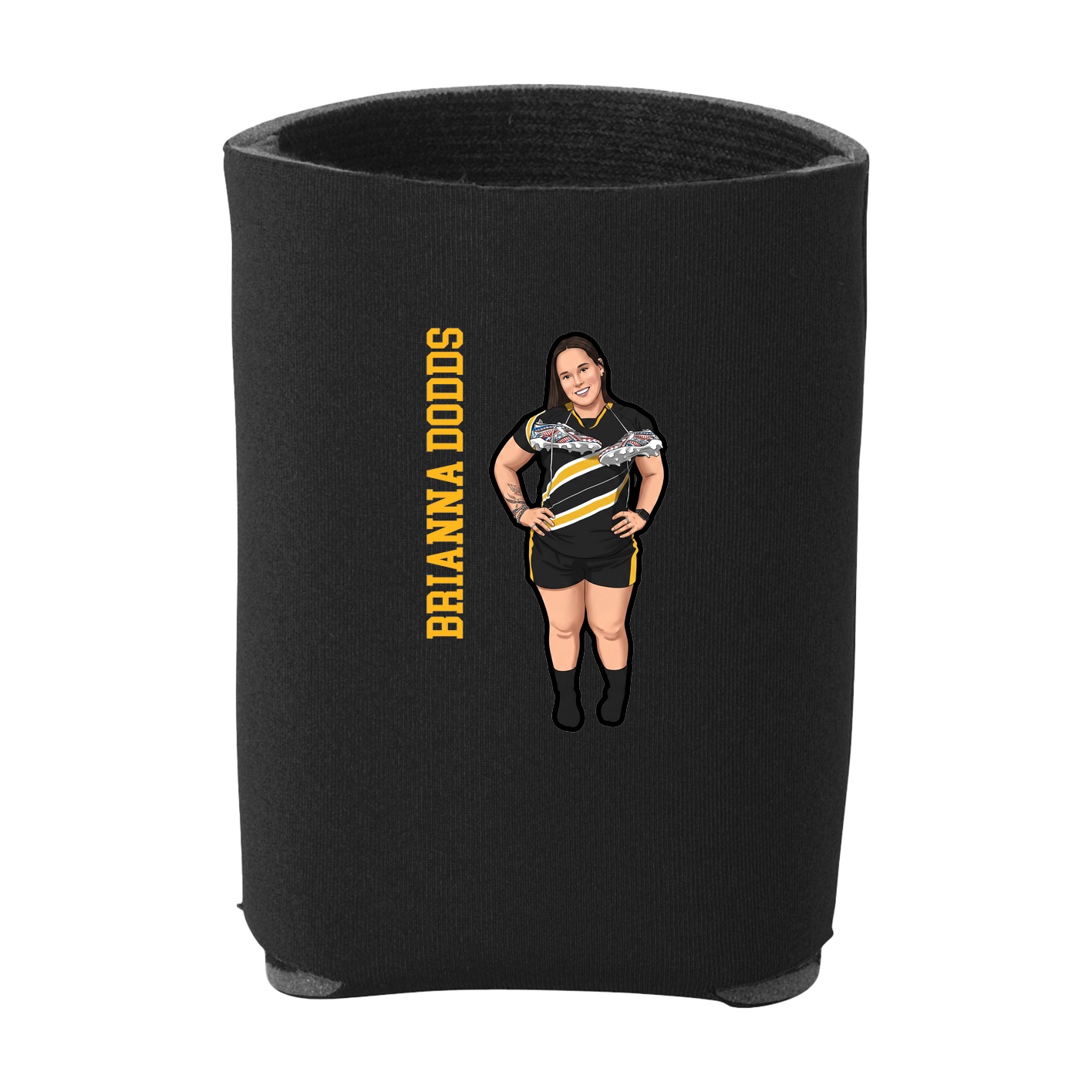 Can Holder — Name Vertical in Black