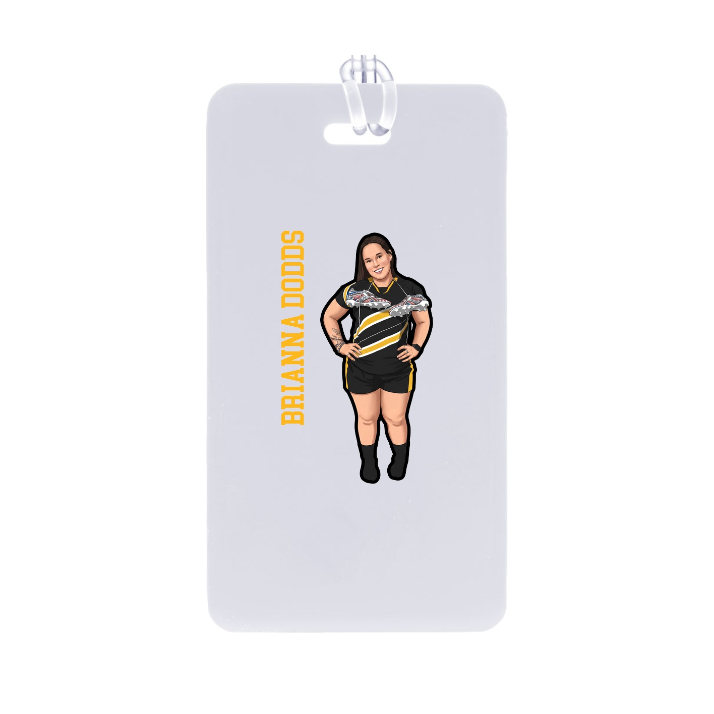 Bag Tag — Name Vertical in Classic