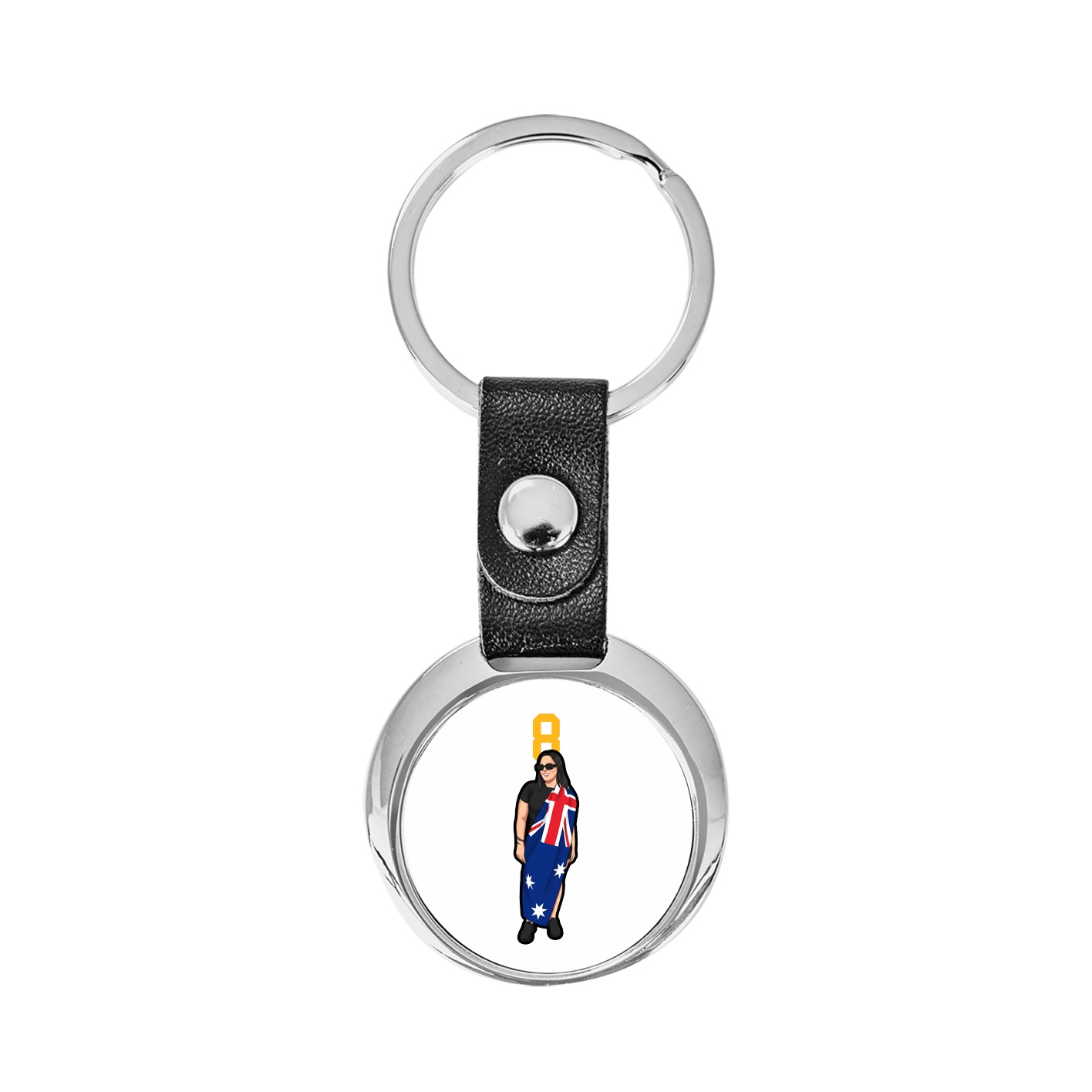 Key Chain — Number Top in Classic