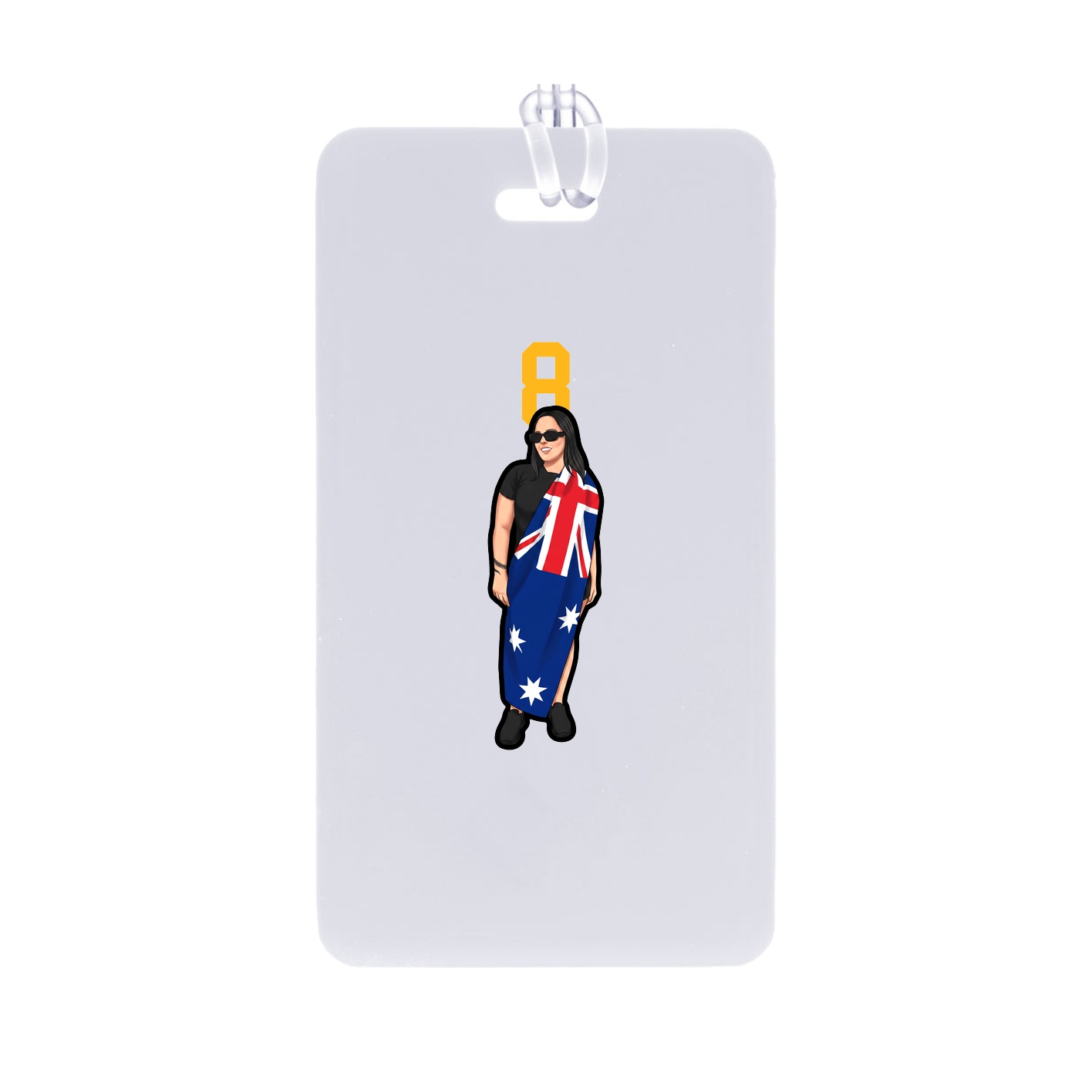 Bag Tag — Number Top in Classic
