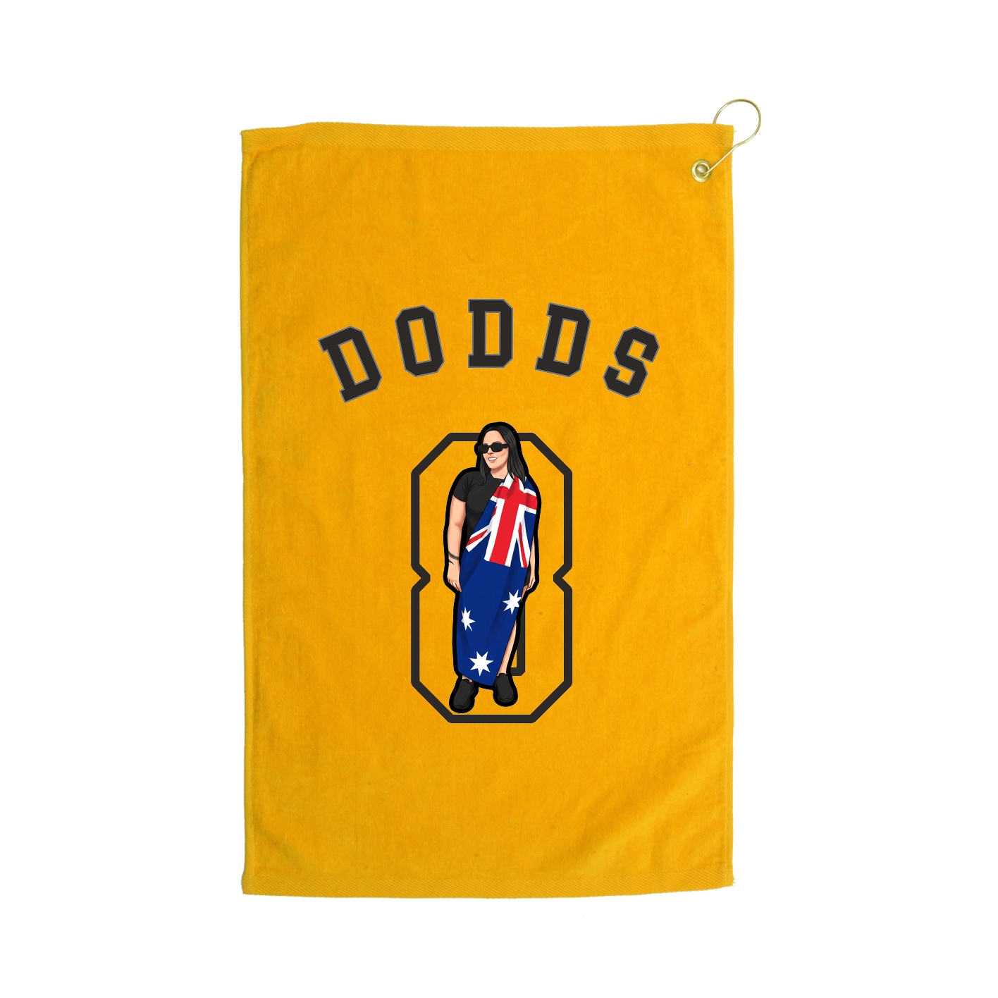 Golf Towel — Shirsey Arch in Gold