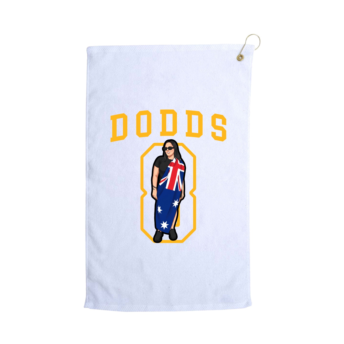 Golf Towel — Shirsey in White