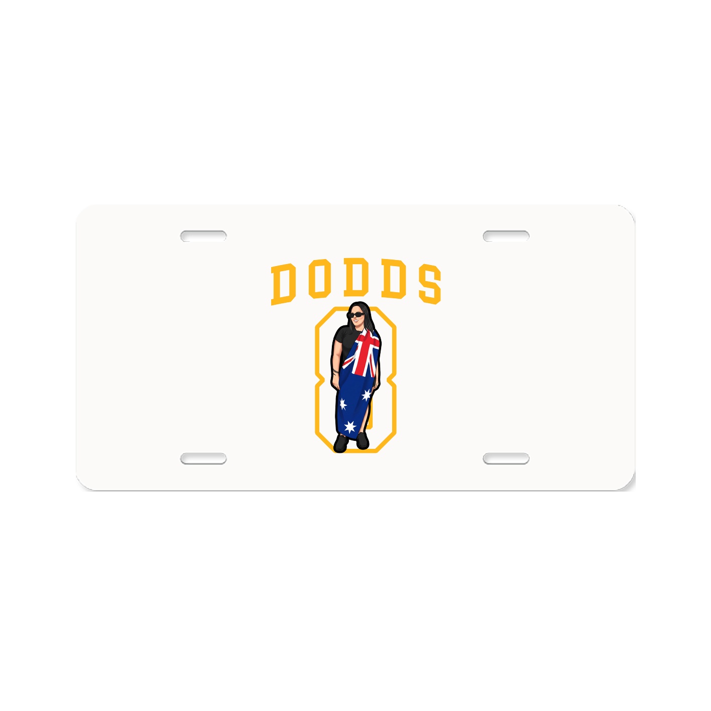License Plate — Shirsey in Classic