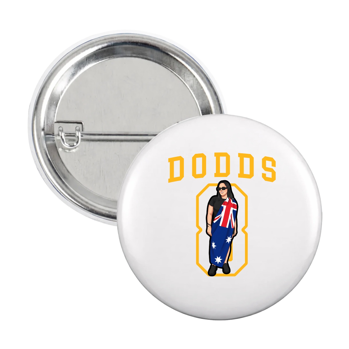 Game Day Button — Shirsey in White
