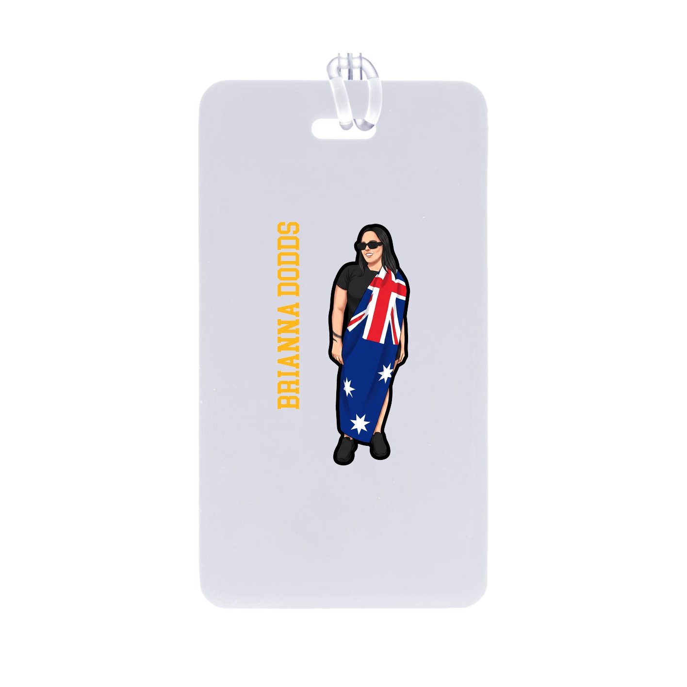 Bag Tag — Name Vertical in Classic