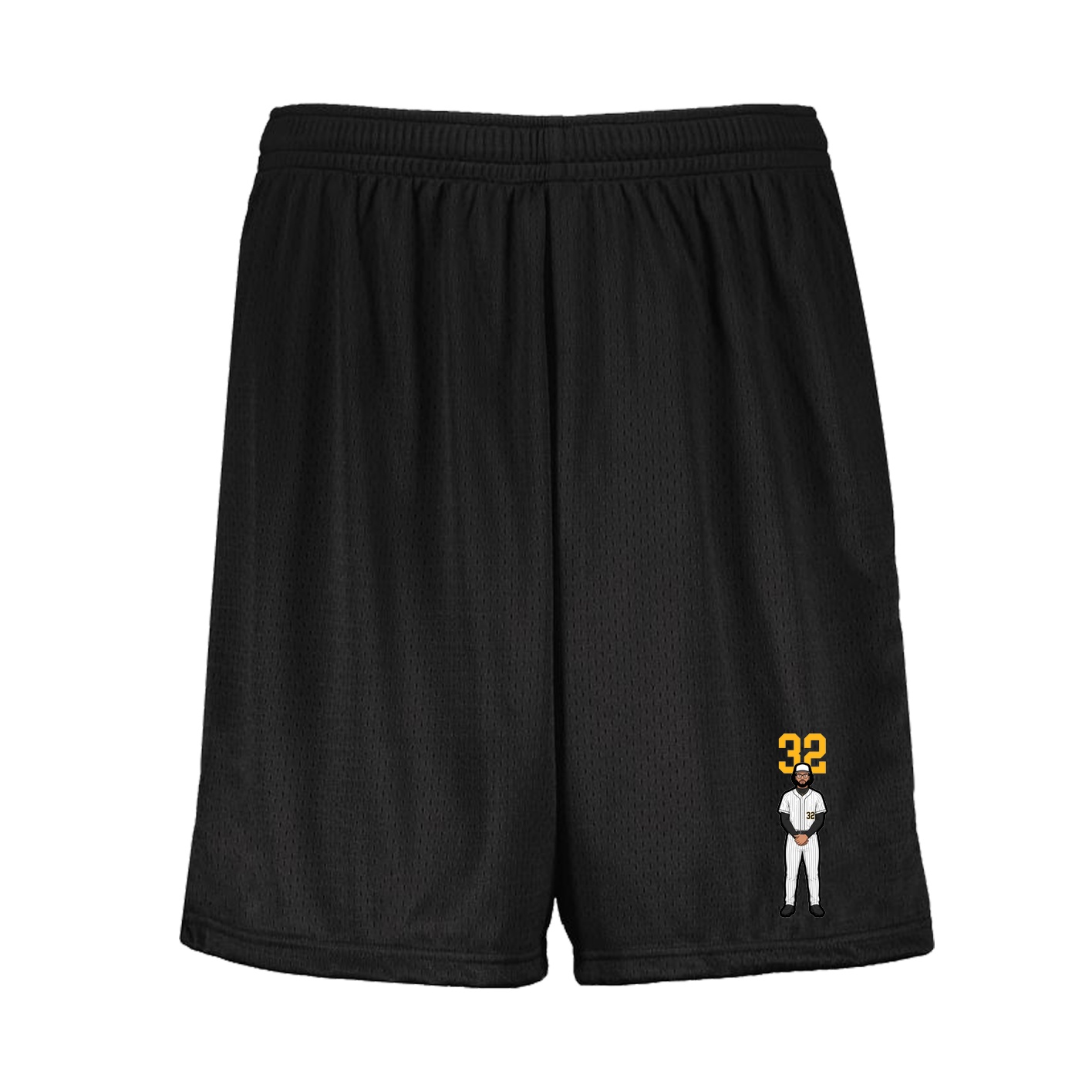 Shorts — Number Top in Black