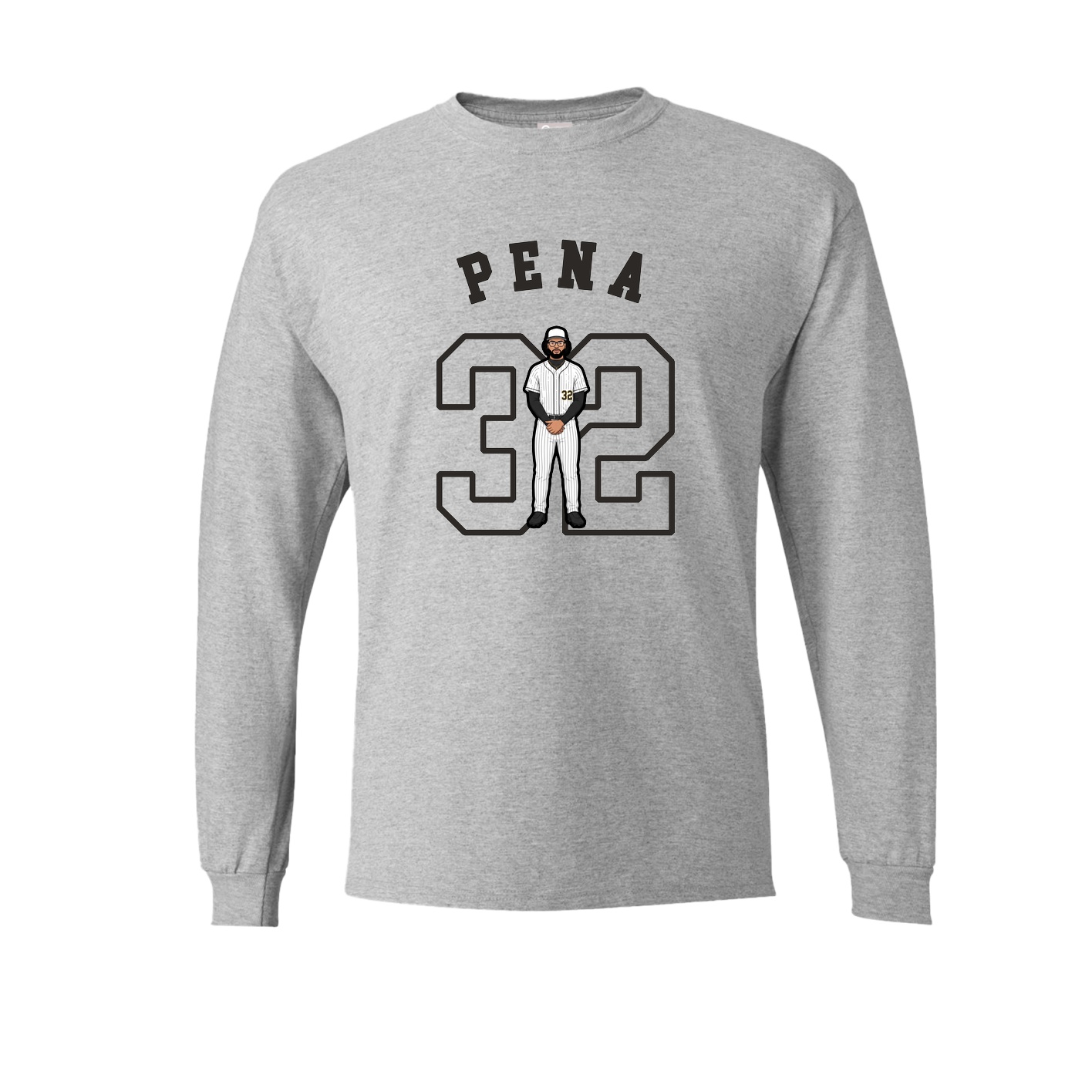 Long Sleeve Tee — Shirsey Arch in Grey