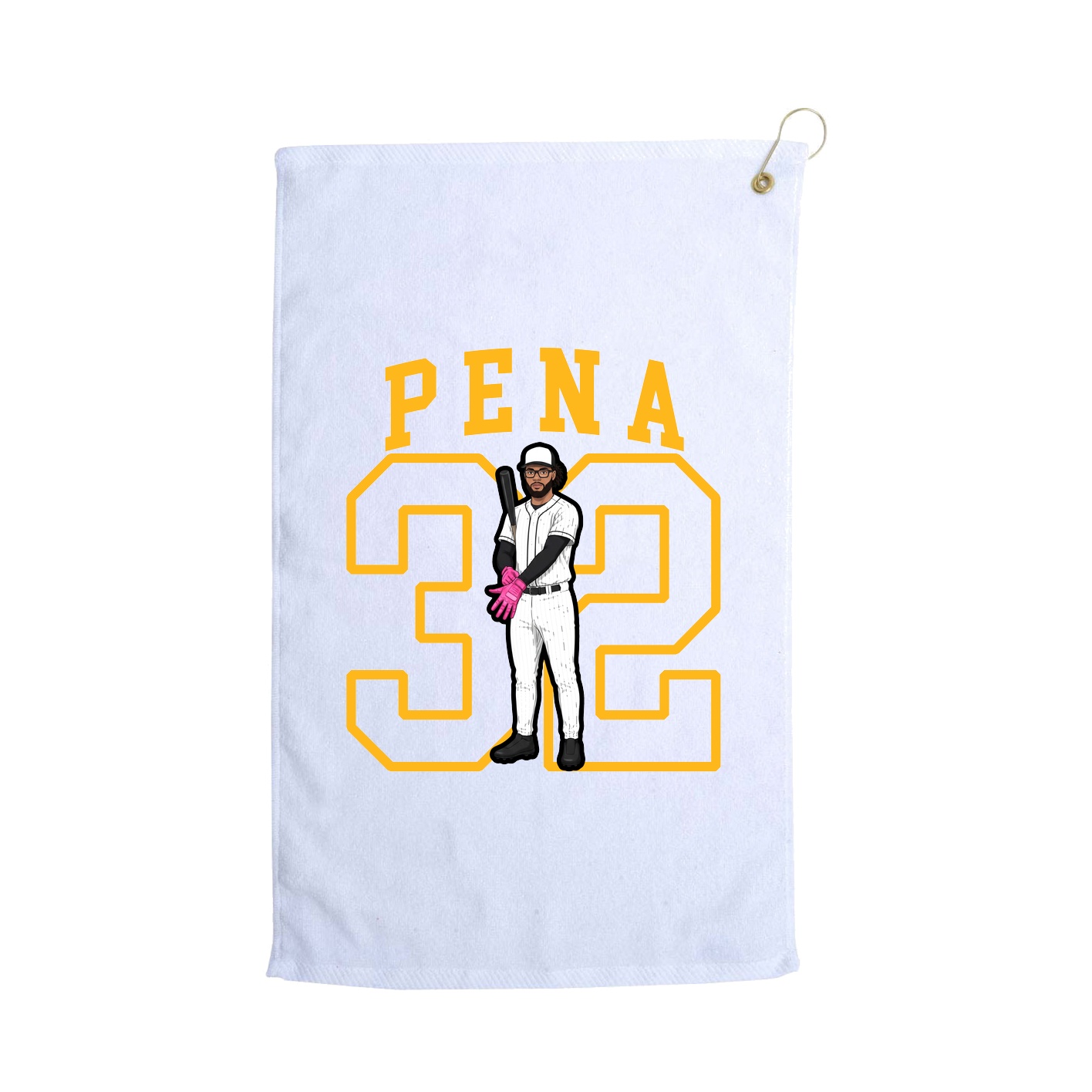 Golf Towel — Shirsey in White