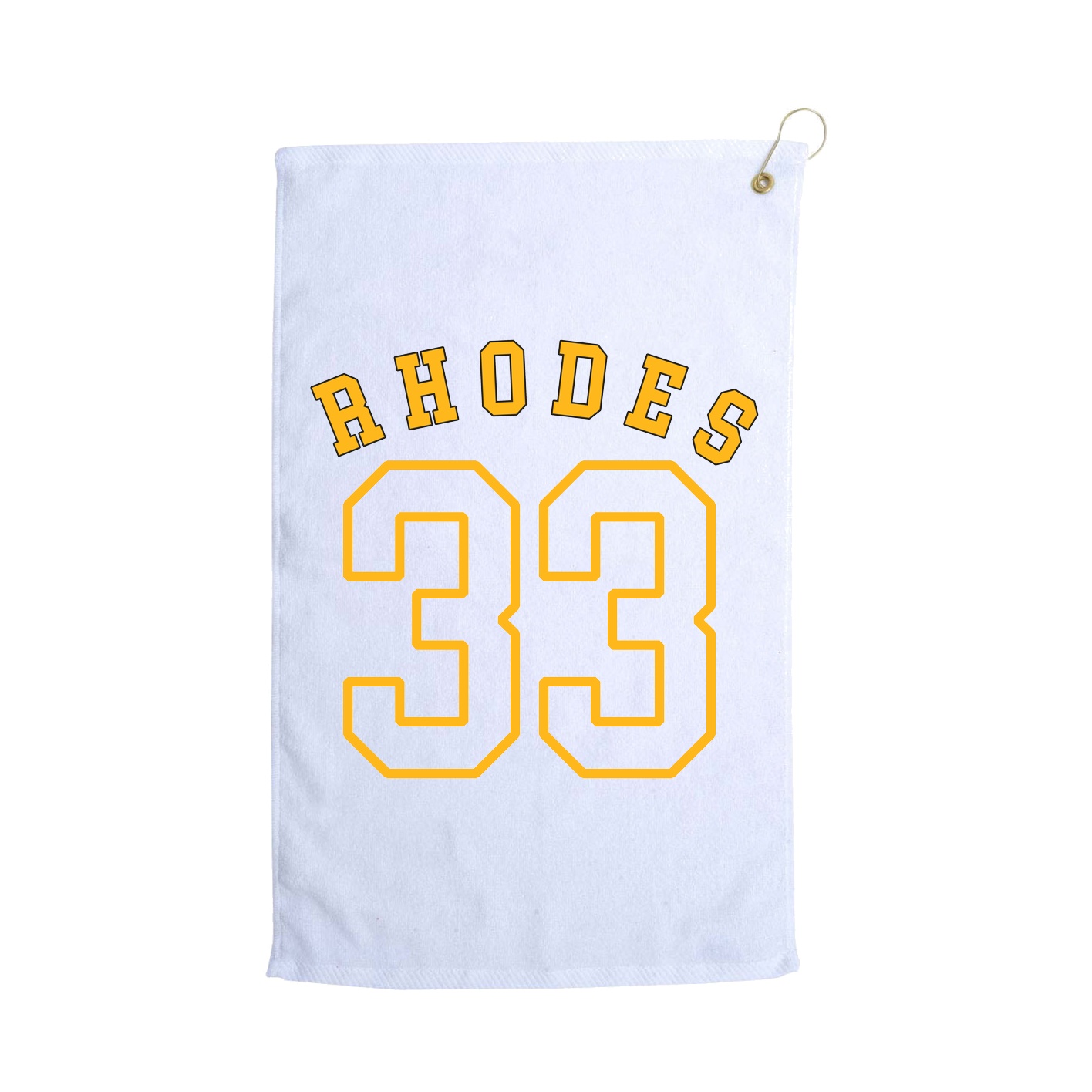 Golf Towel — Shirsey Arch in White