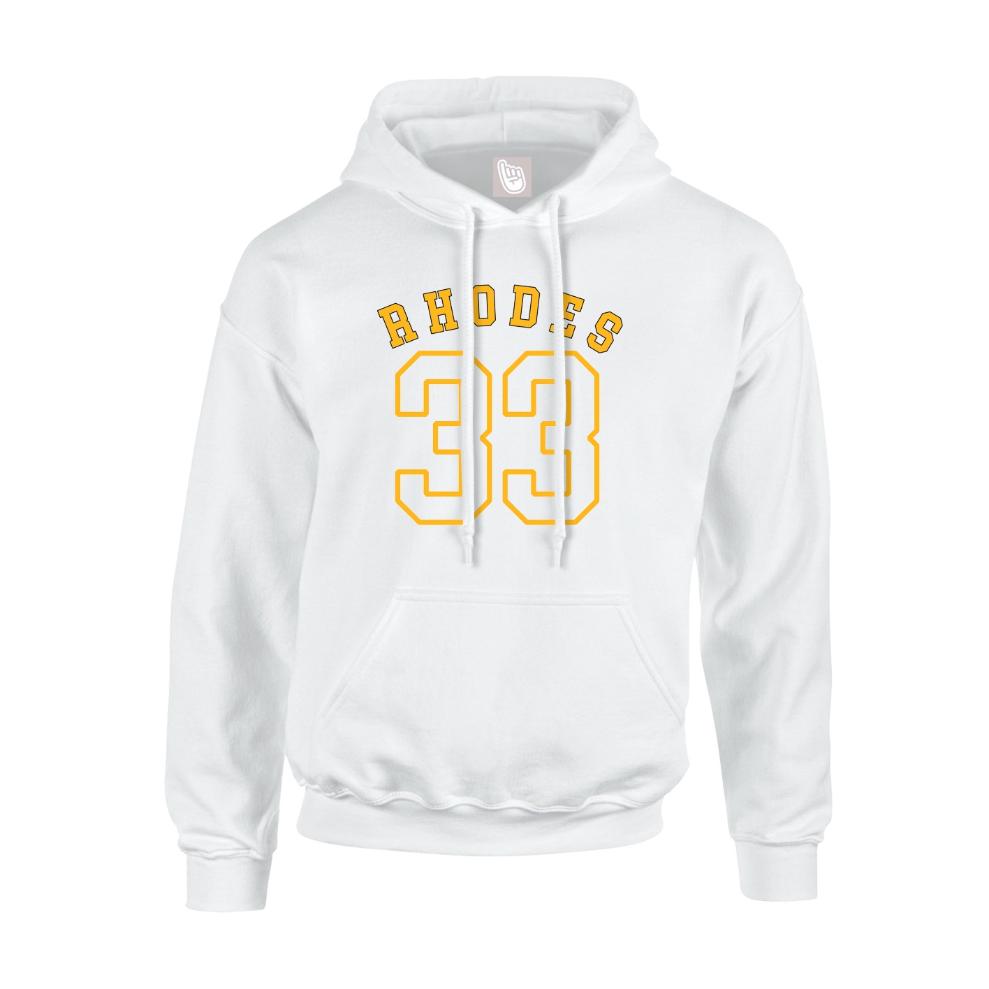 Hoodie — Shirsey Arch in White