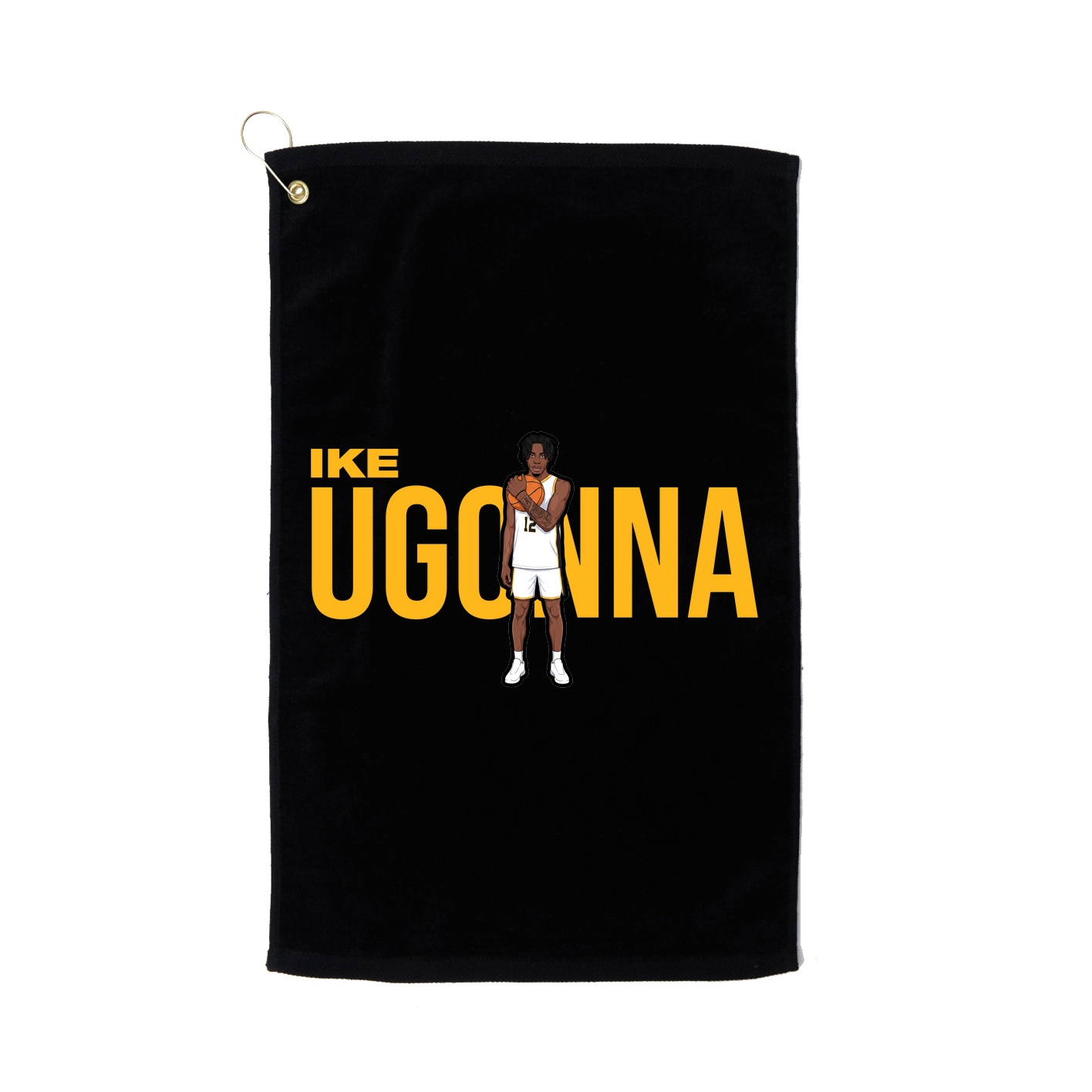 Golf Towel — Player Name in Black