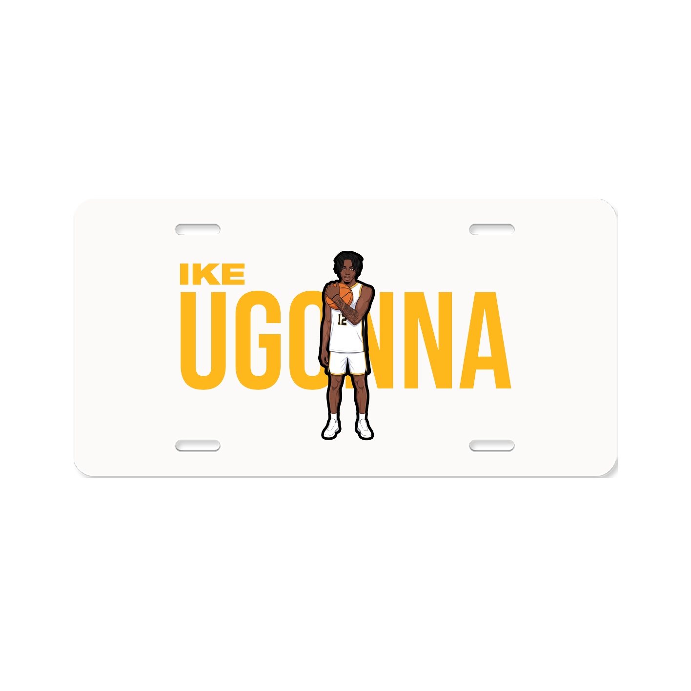 License Plate — Player Name in Classic