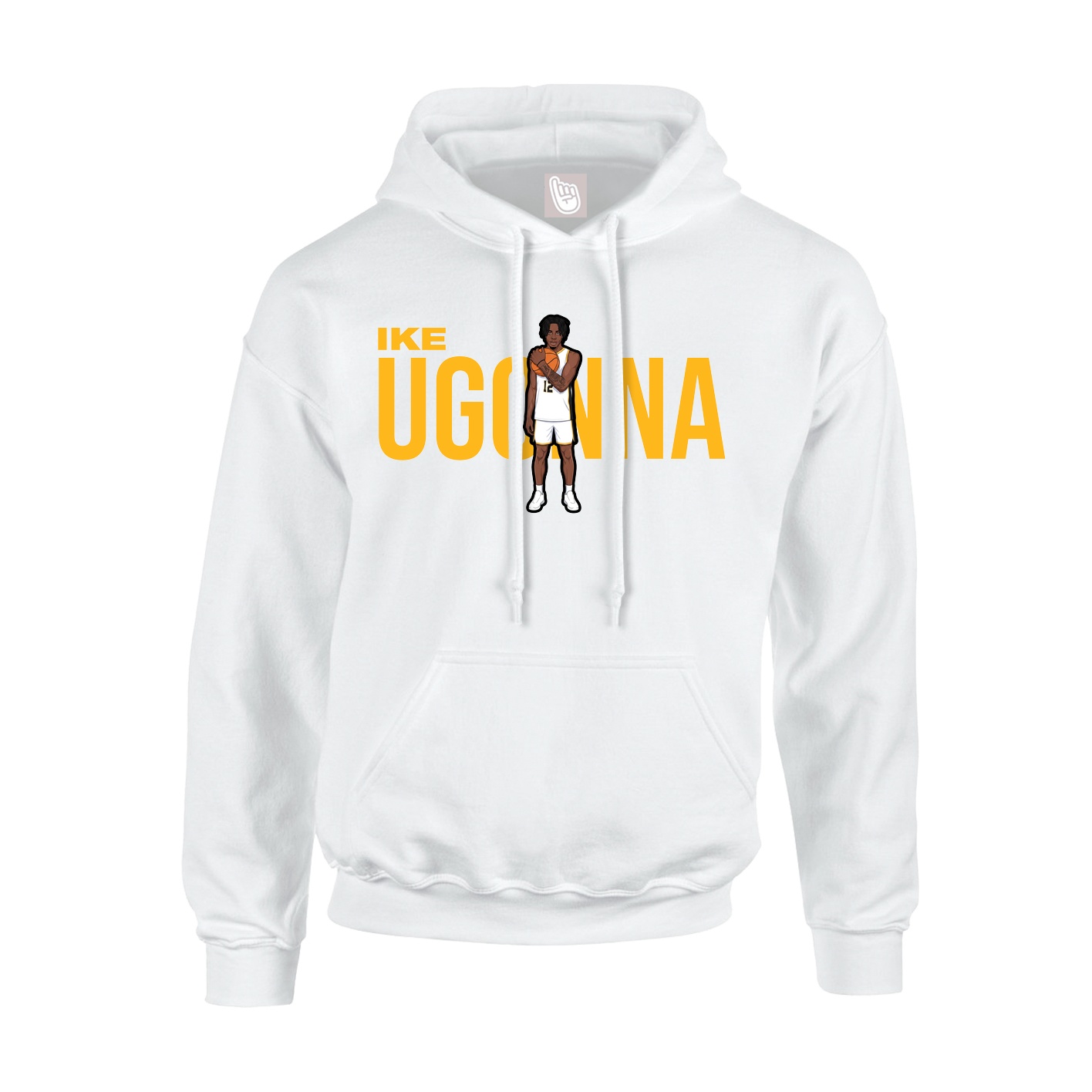 Hoodie — Player Name in White
