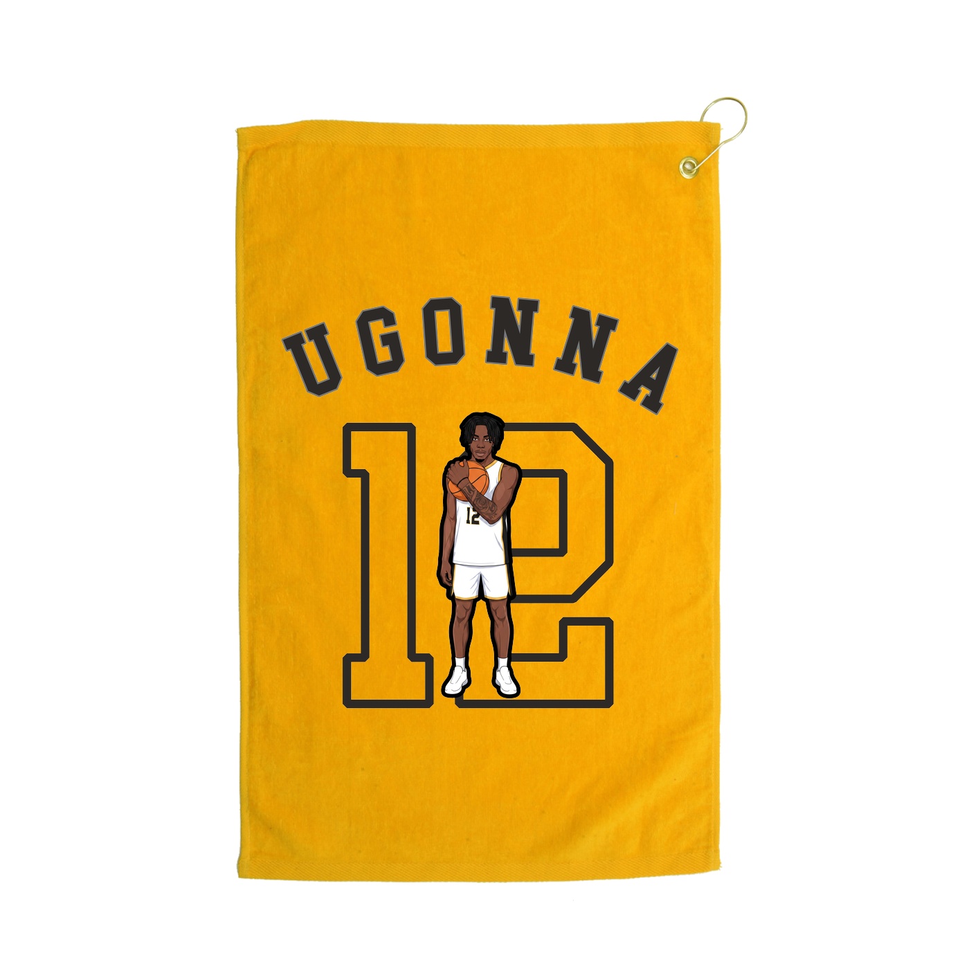 Golf Towel — Shirsey Arch in Gold