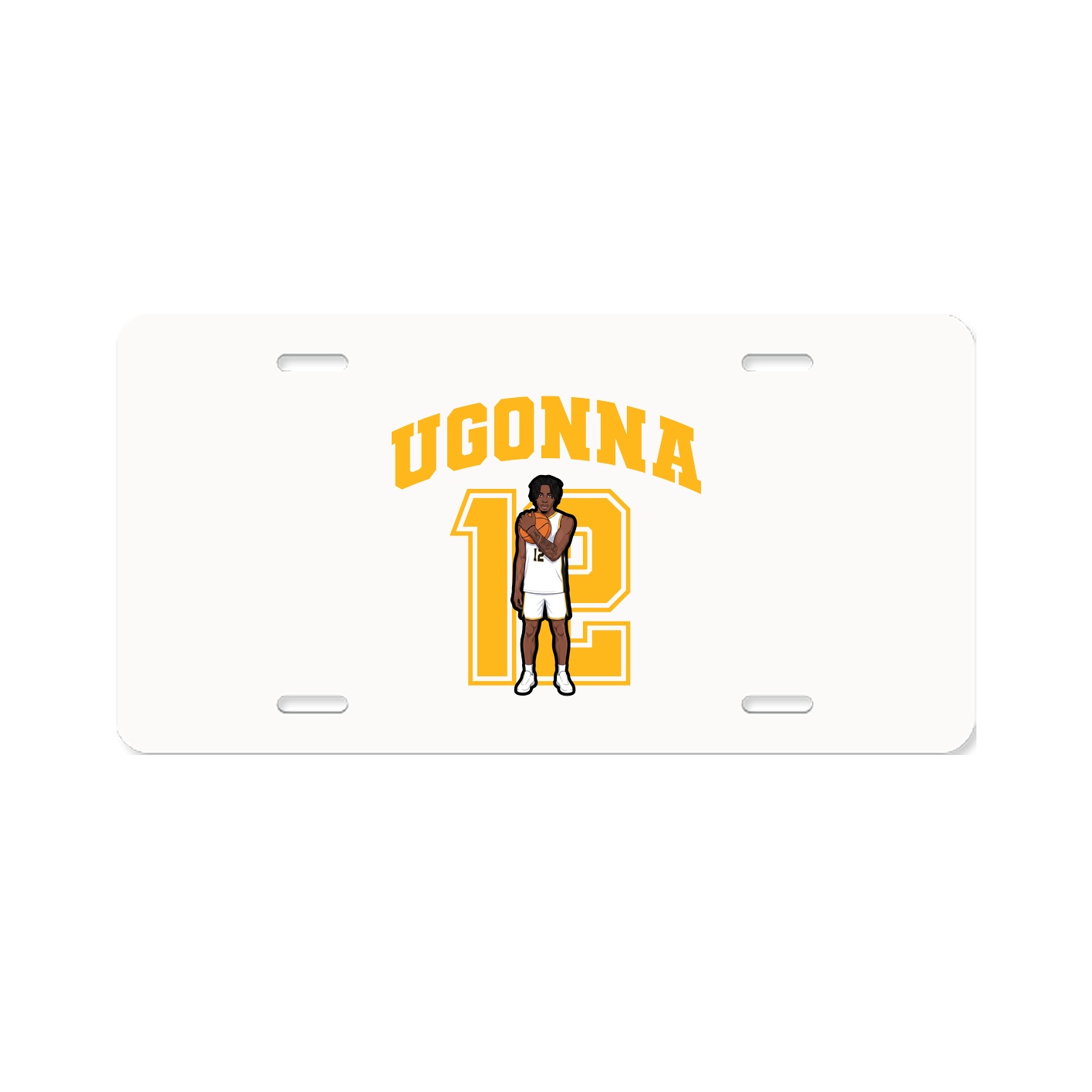 License Plate — Number in Classic