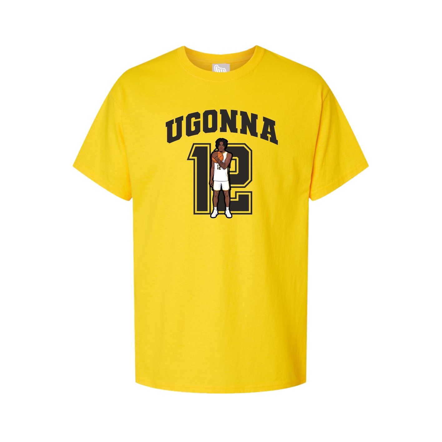 Youth Tee — Number in Gold