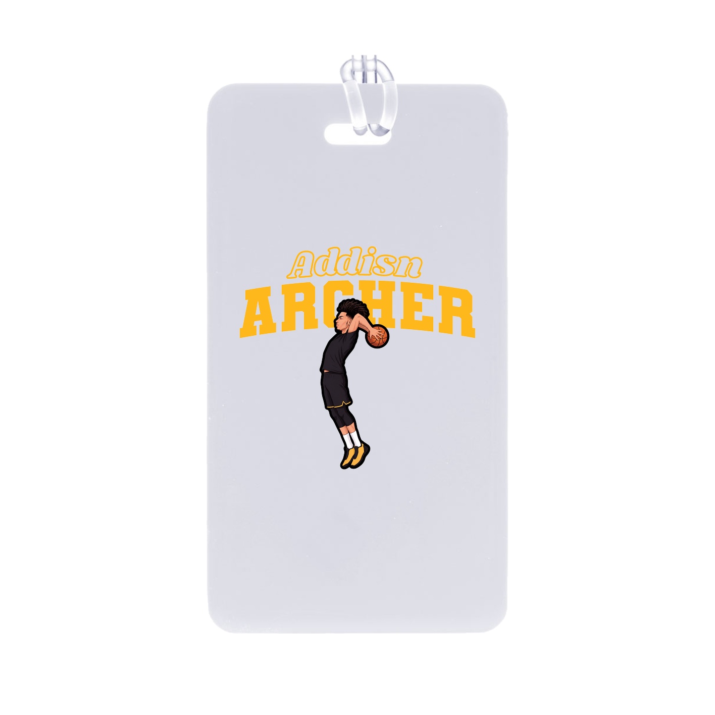 Bag Tag — Name Arch in Classic
