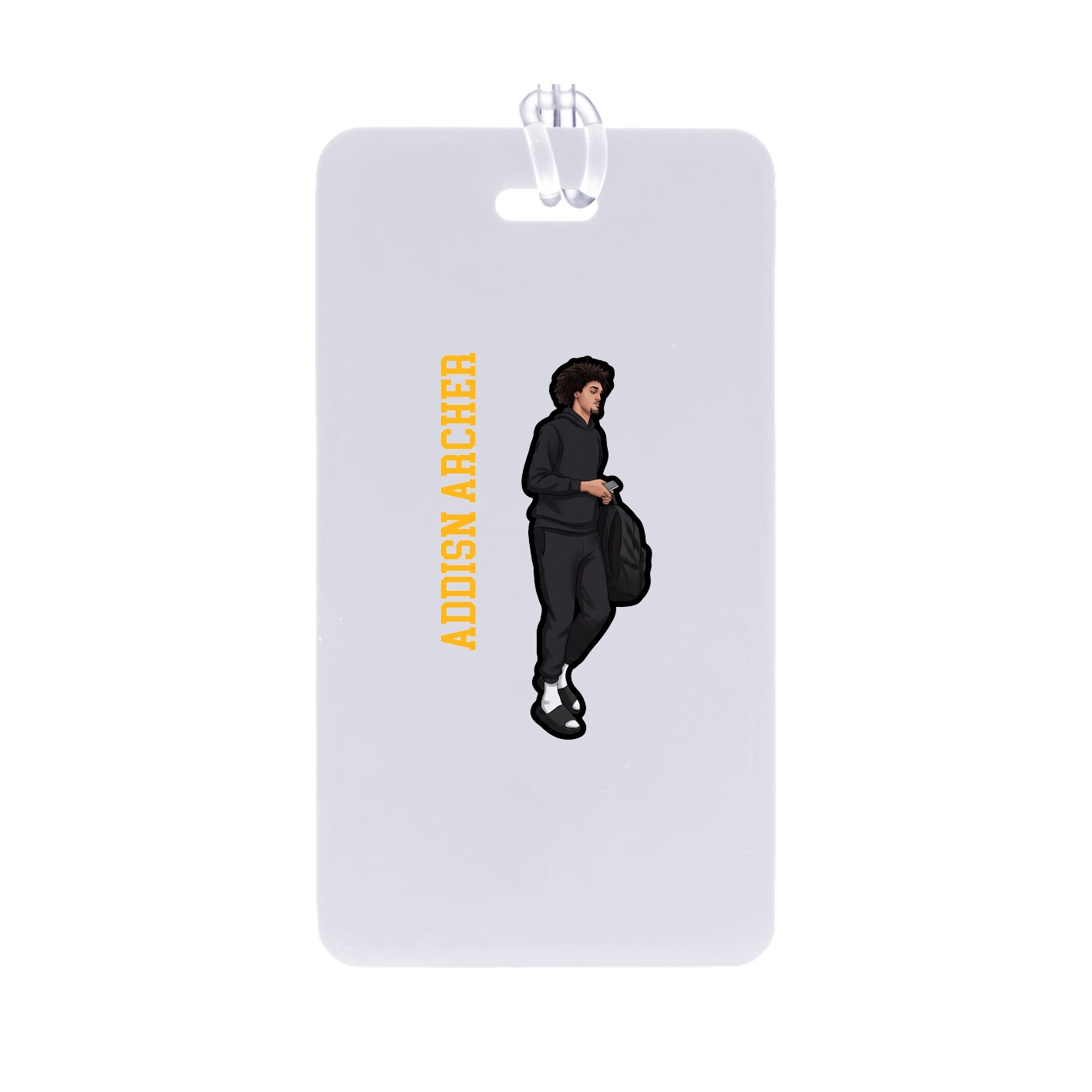 Bag Tag — Name Vertical in Classic