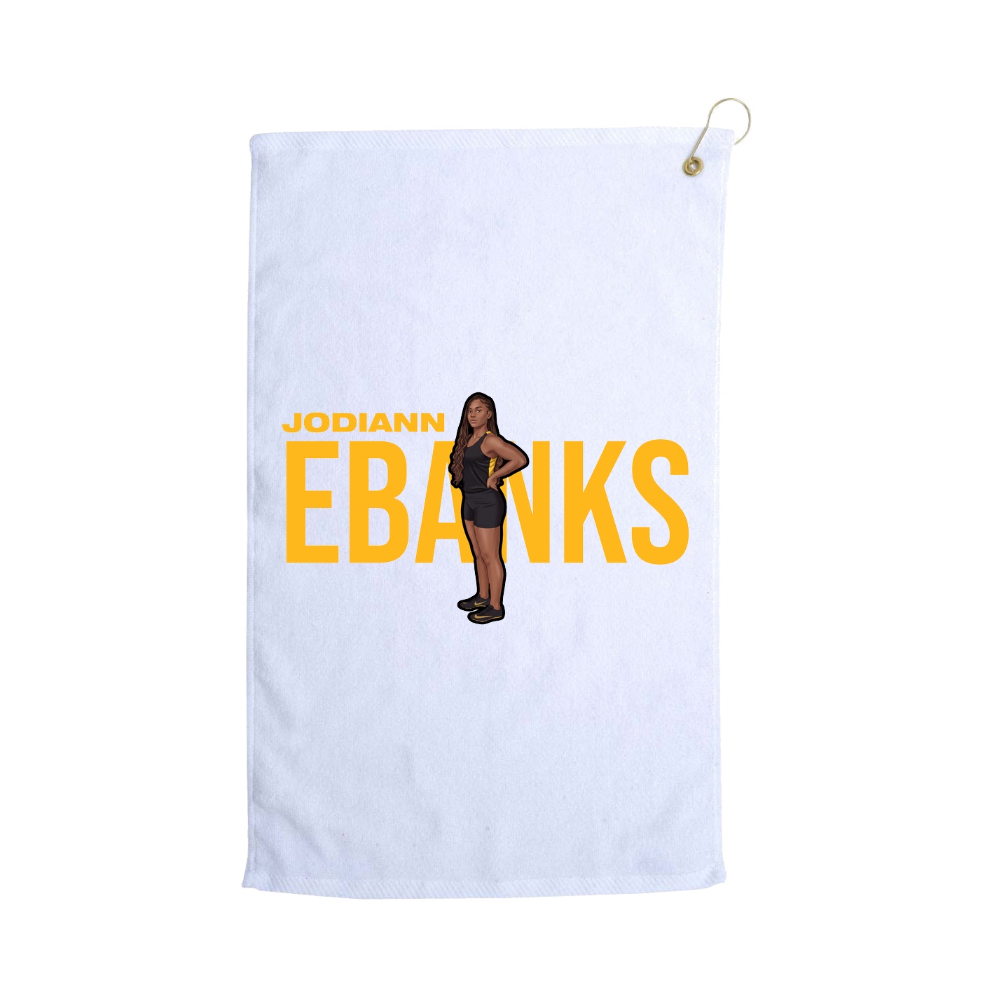 Golf Towel — Player Name in White